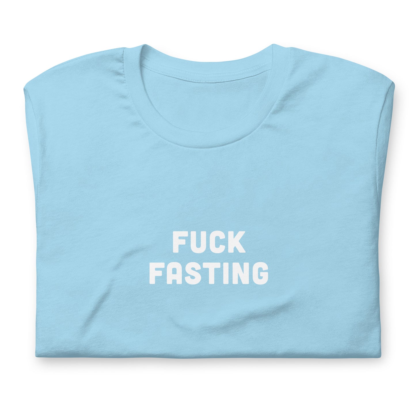 Fuck Fasting T-Shirt Size M Color Asphalt