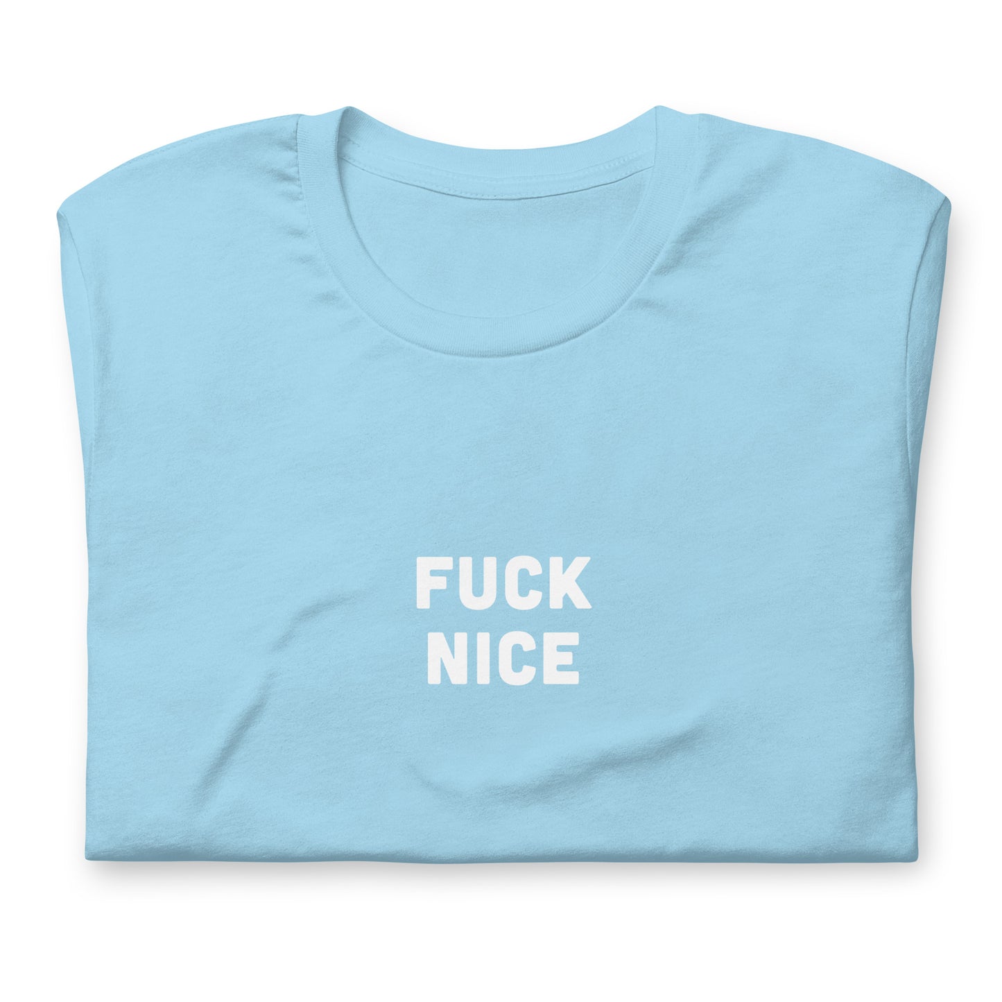 Fuck Nice T-Shirt Size M Color Asphalt