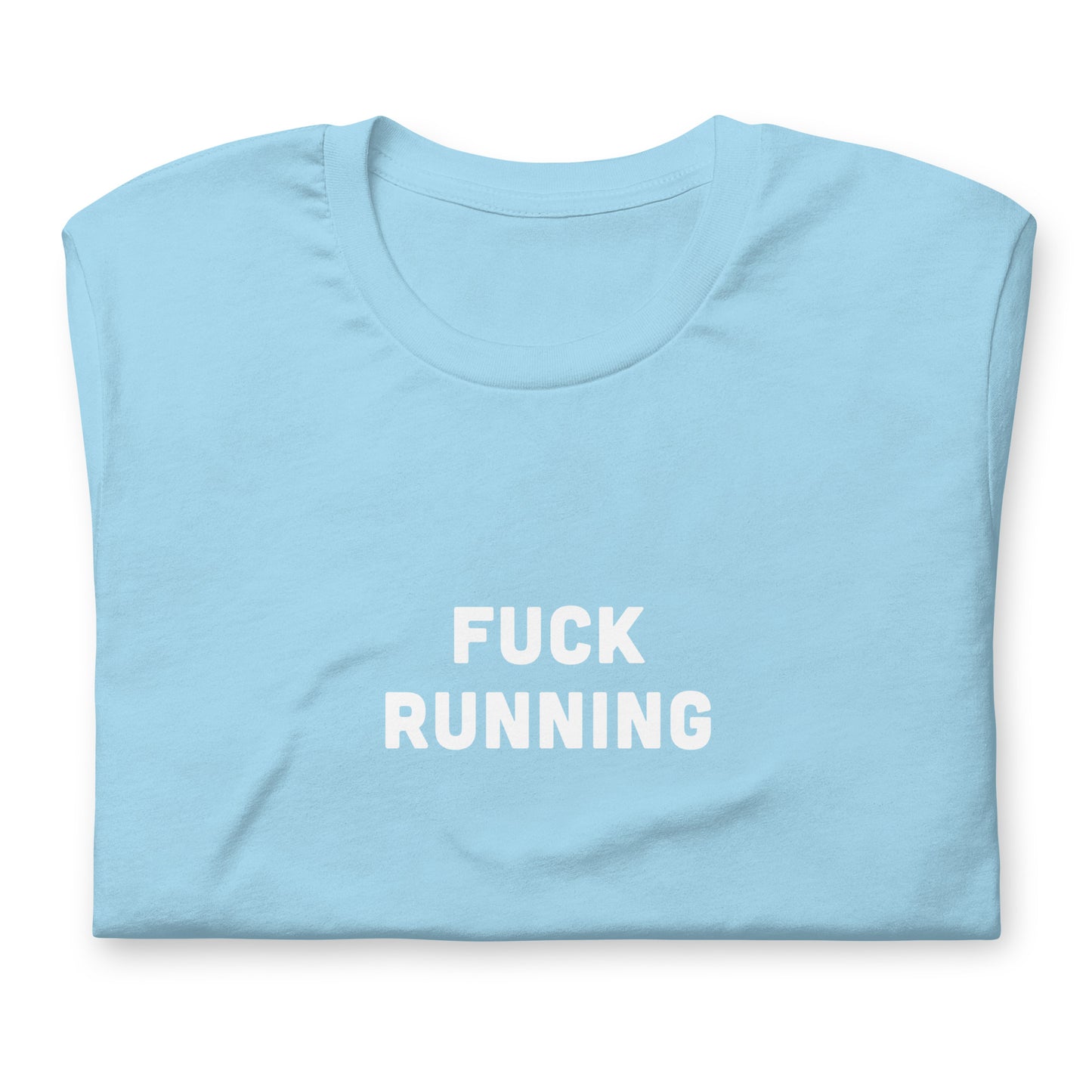 Fuck Running T-Shirt Size M Color Asphalt