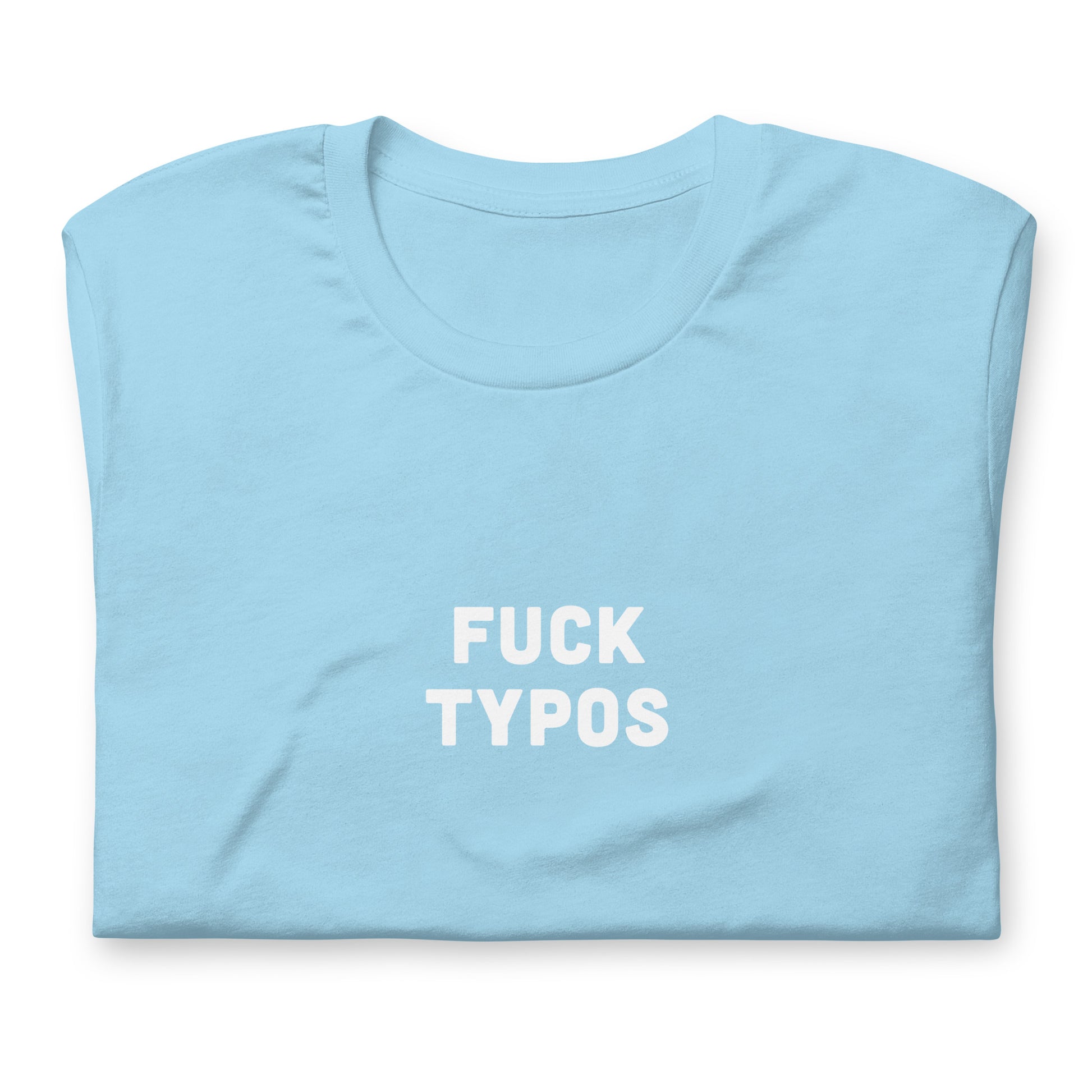 Fuck Typos t-shirt  M Color Asphalt