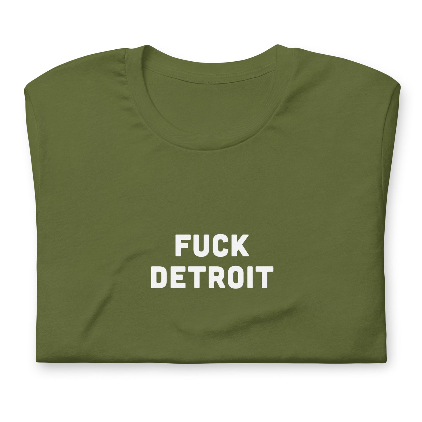 Fuck Detroit T-Shirt Size 2XL Color Black