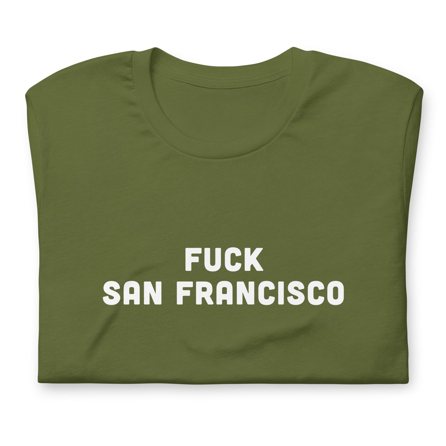 Fuck San Francisco T-Shirt Size S Color Navy