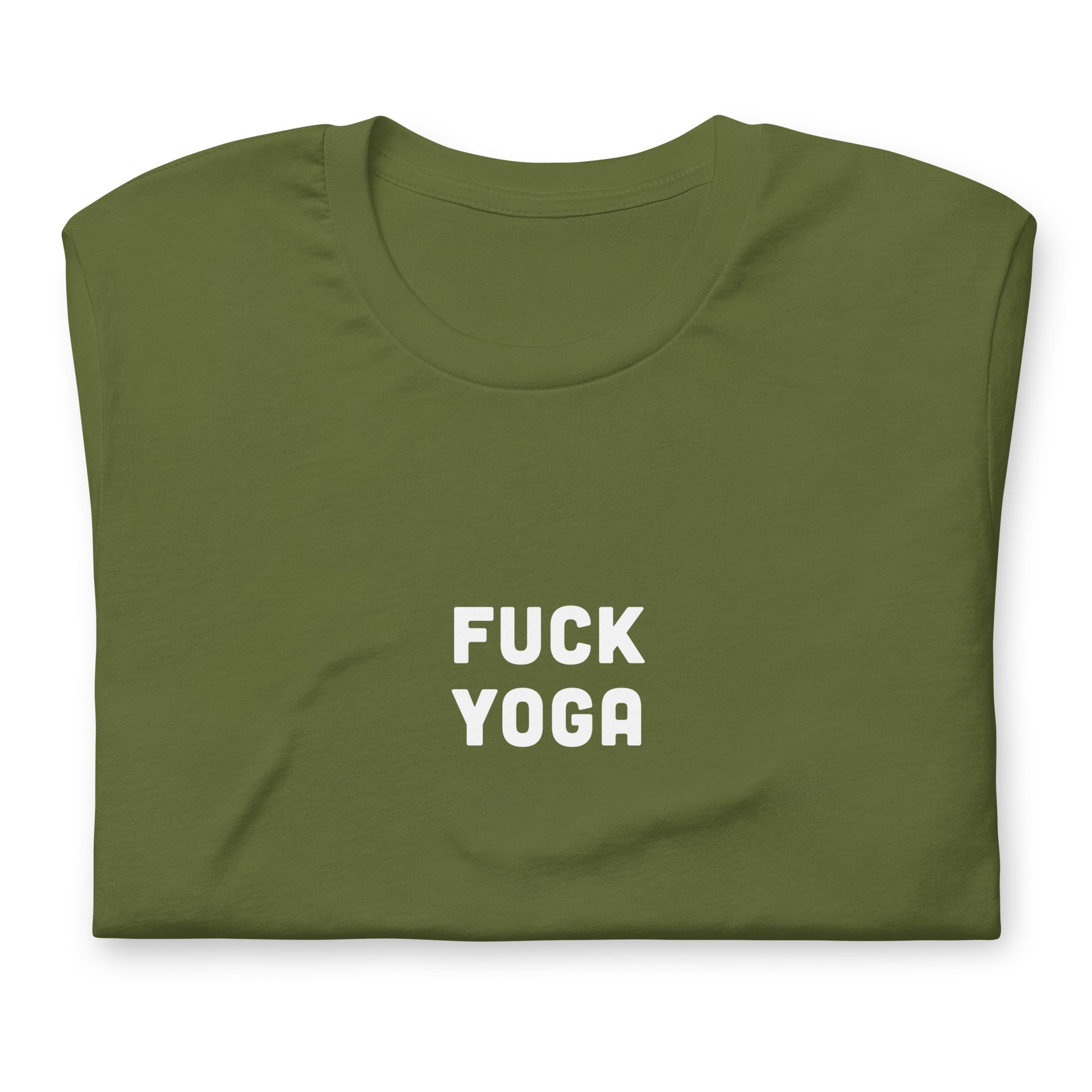 Fuck Yoga T-Shirt Size S Color Navy