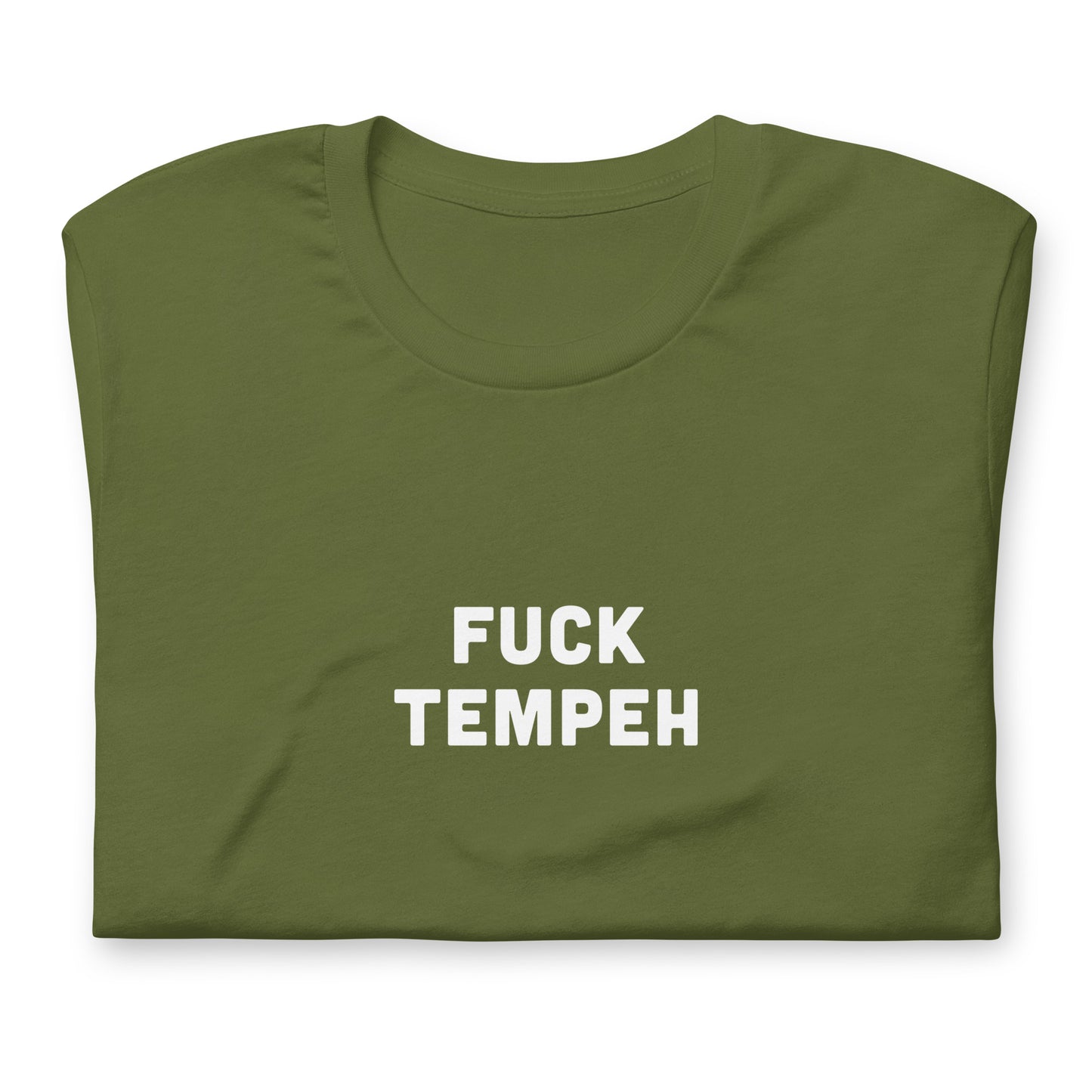Fuck Tempeh T-Shirt Size S Color Navy