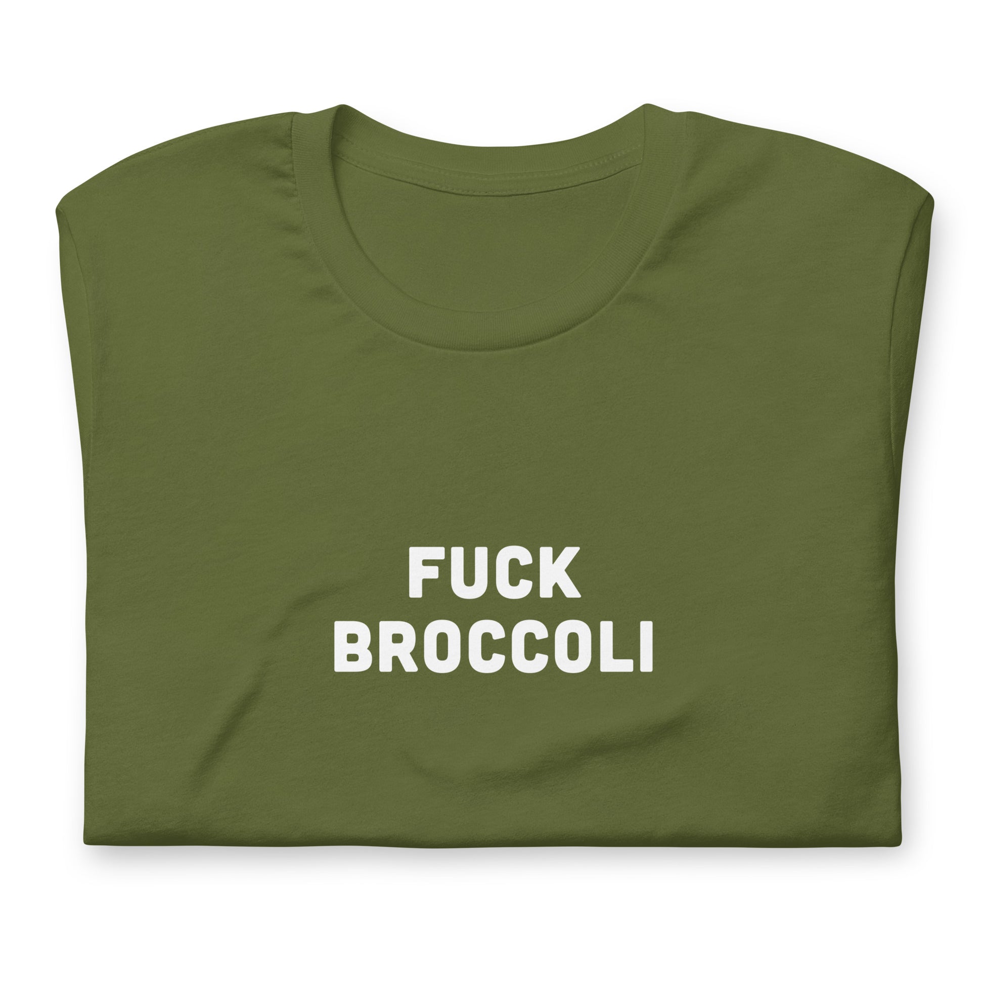 Fuck Broccoli T-Shirt Size 2XL Color Black