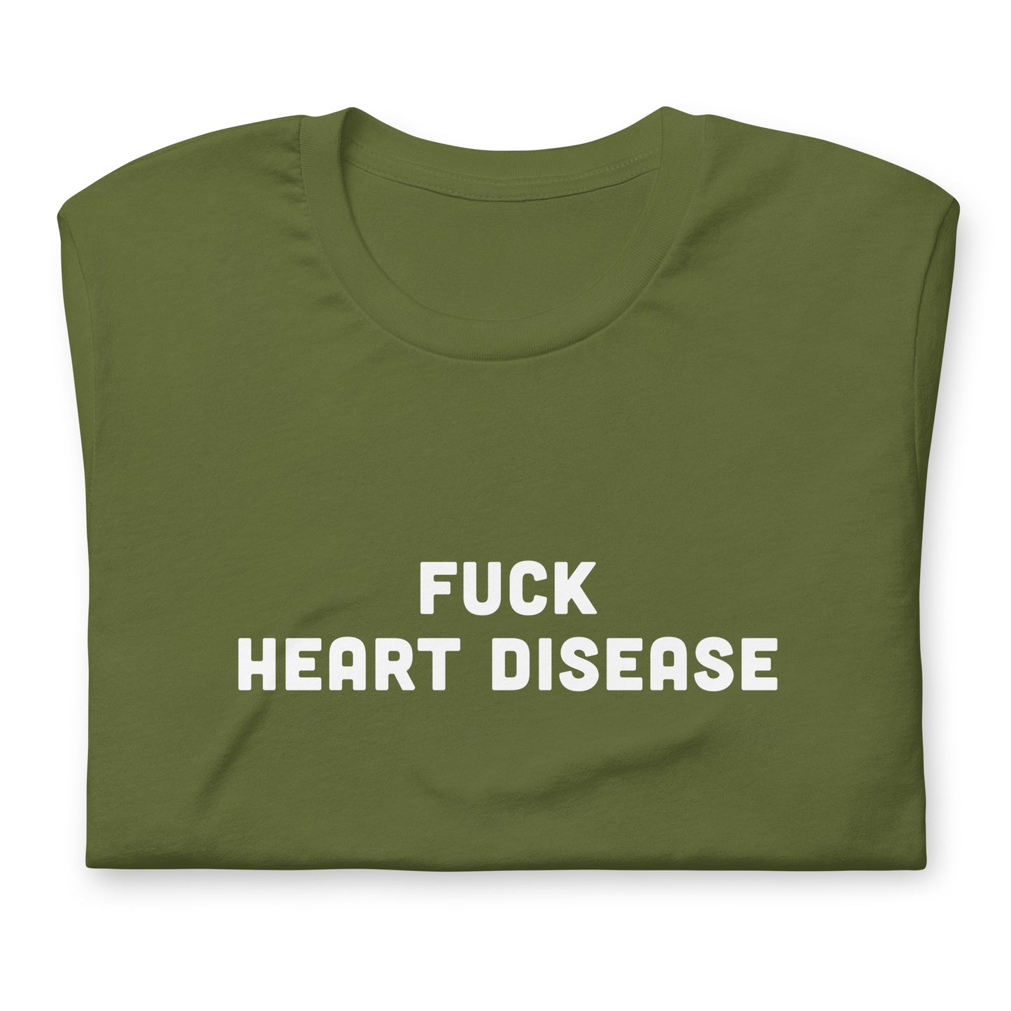 Fuck Heart Disease T-Shirt Size S Color Navy