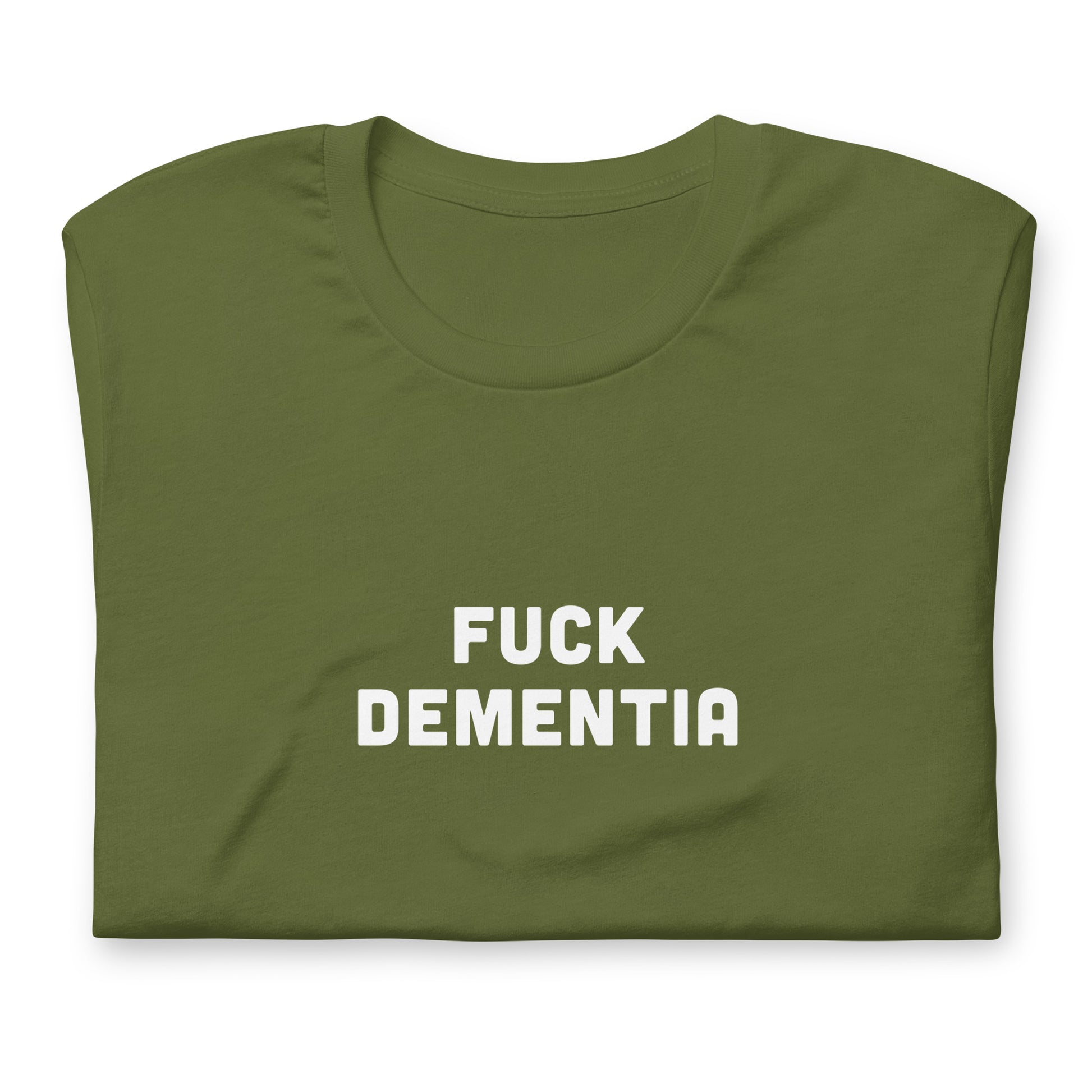 Fuck Dementia T-Shirt Size S Color Navy