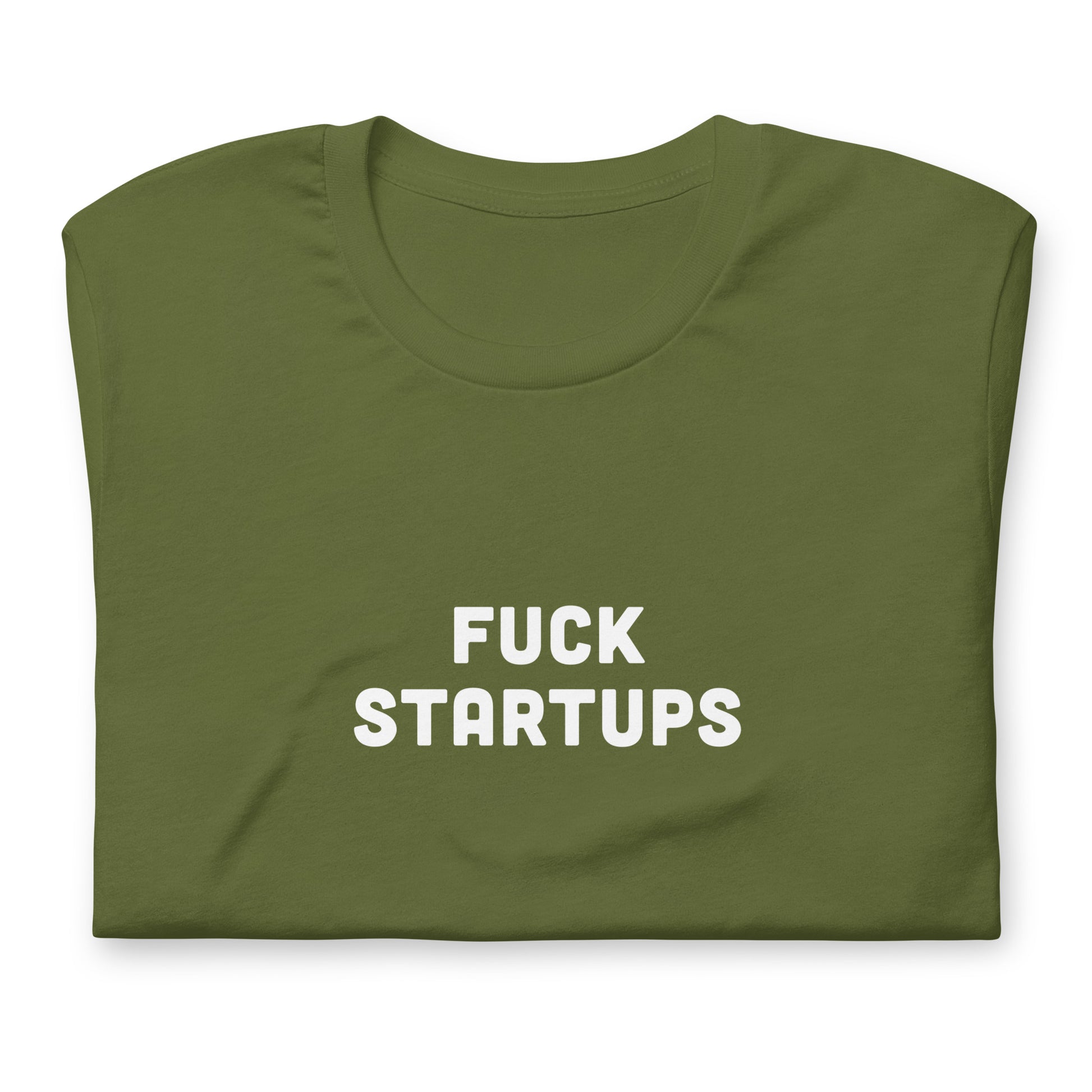 Fuck Startups T-Shirt Size M Color Navy