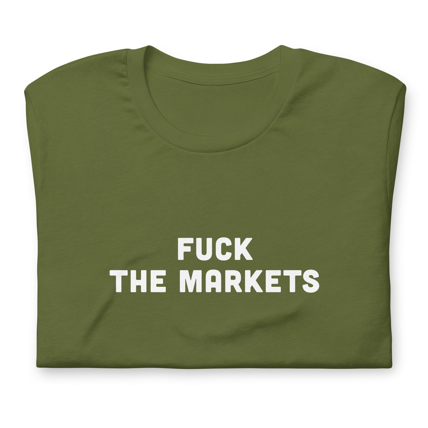 Fuck The Markets T-Shirt Size S Color Navy