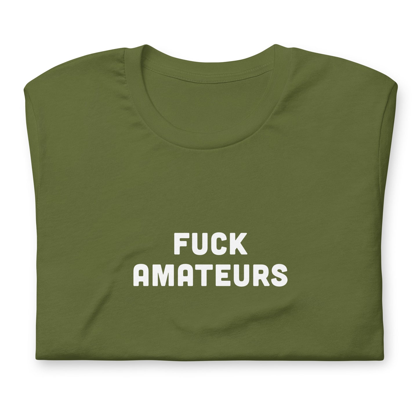 Fuck Amateurs T-Shirt Size S Color Navy