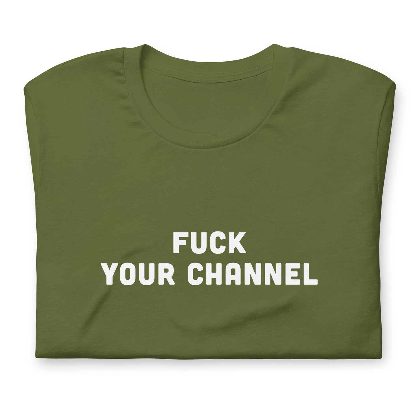 Fuck Your Channel T-Shirt Size S Color Navy