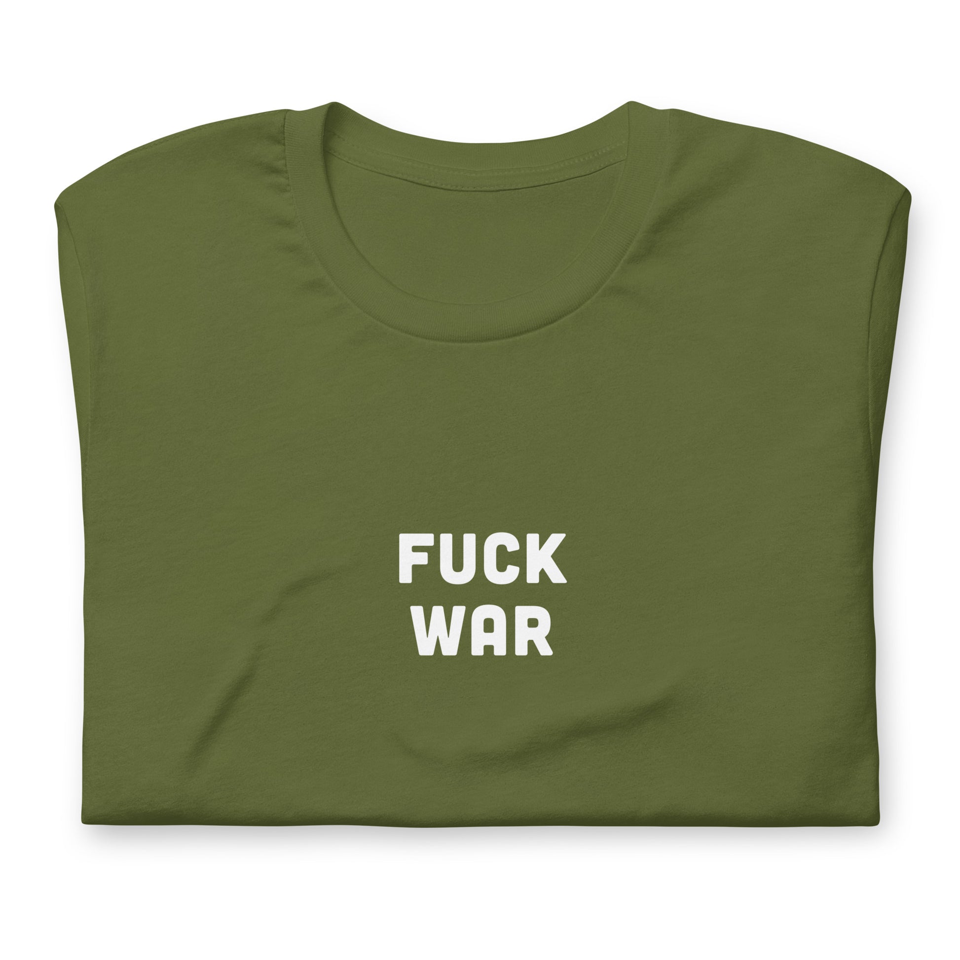 Fuck War T-Shirt Size S Color Navy
