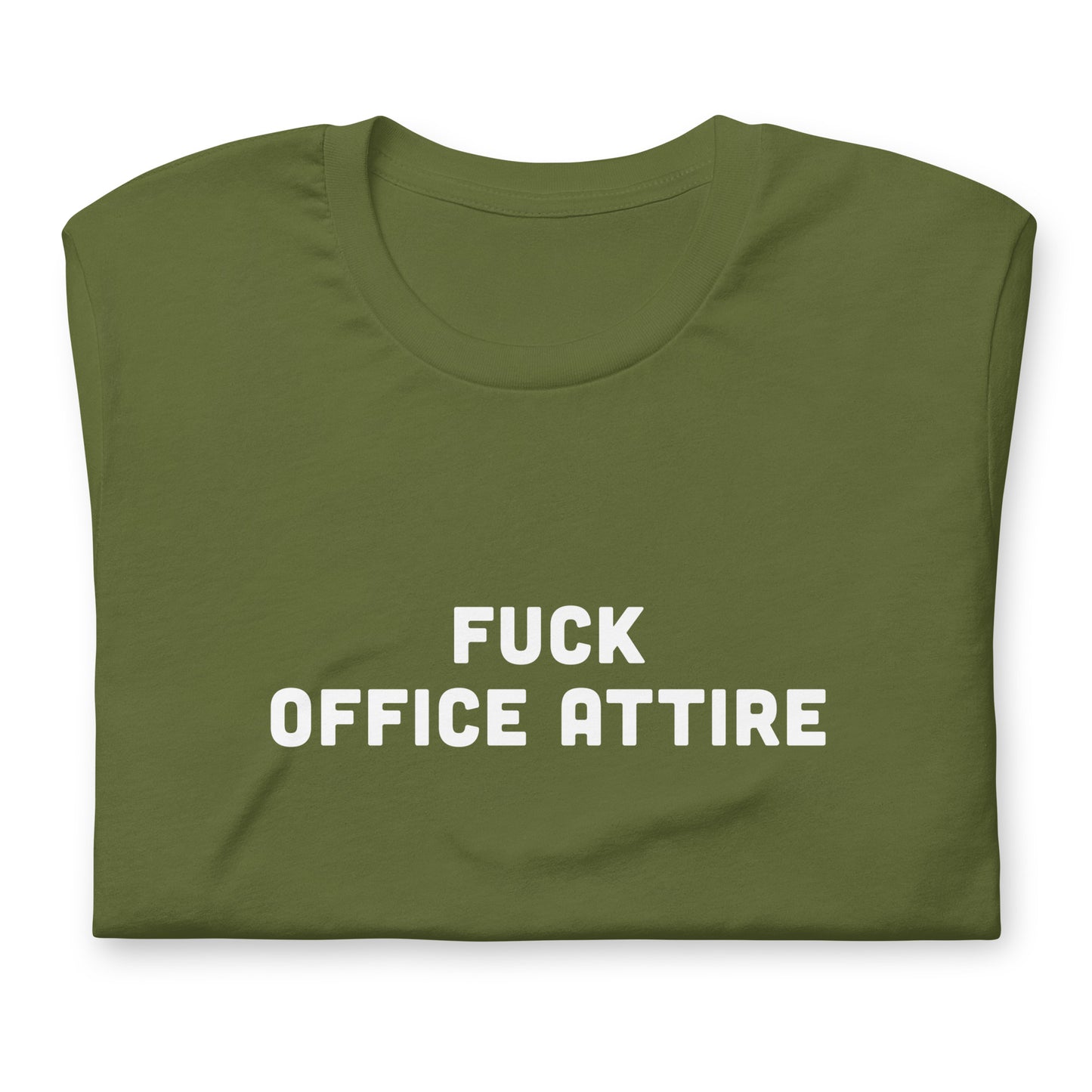 Fuck Office Attire T-Shirt Size S Color Navy