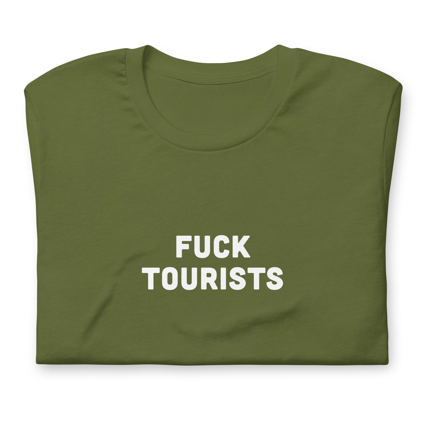 Fuck Tourists T-Shirt Size L Color Navy