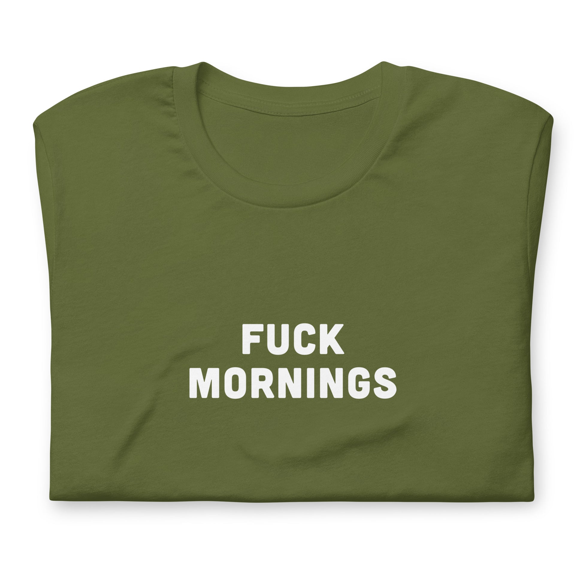 Fuck Mornings T-Shirt Size M Color Navy