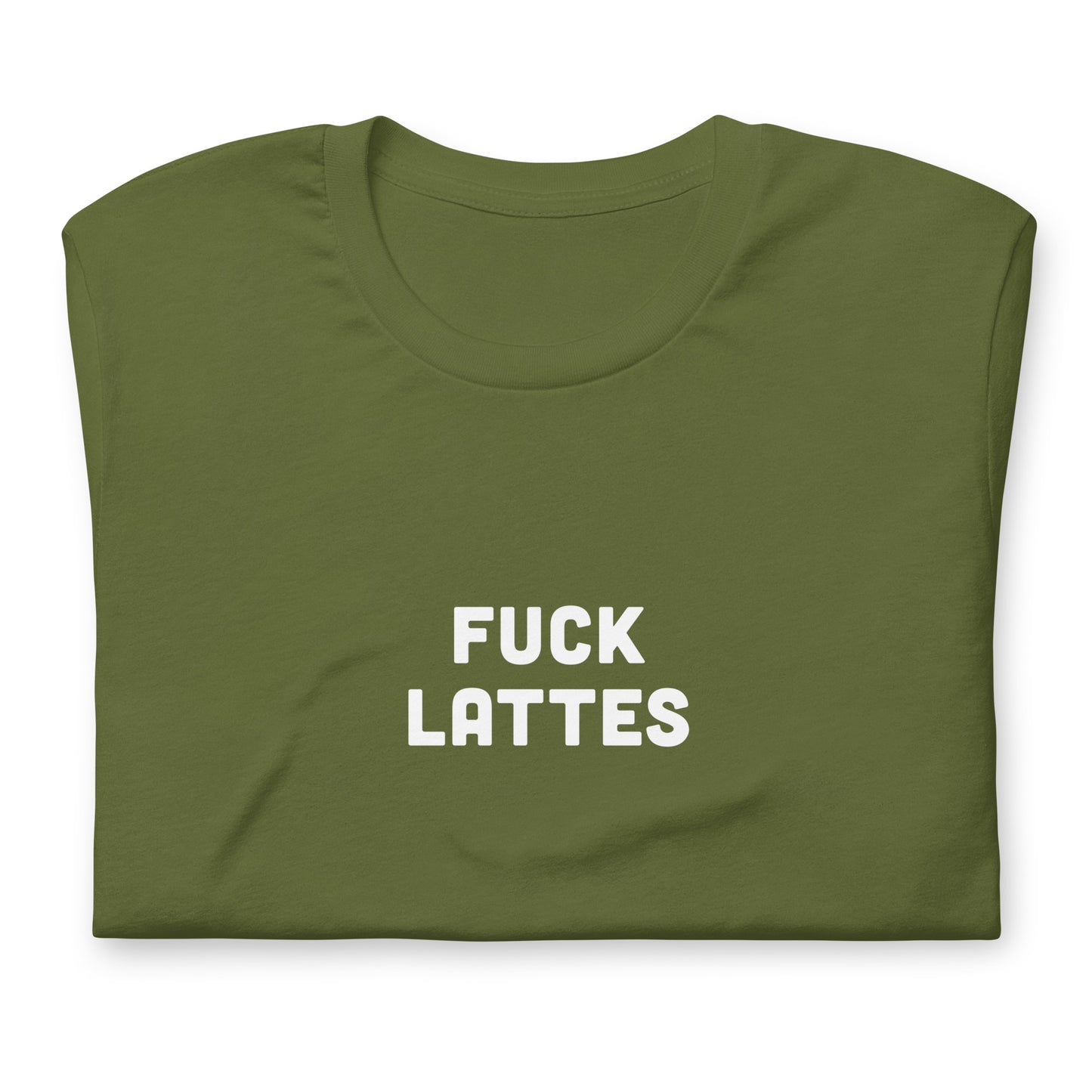 Fuck Lattes T-Shirt Size M Color Navy