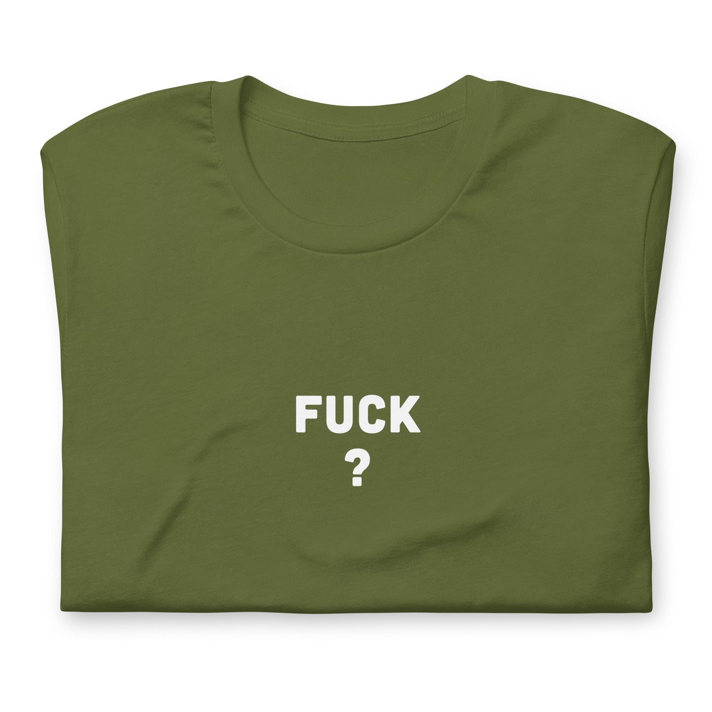 Fuck T-Shirt Size 2XL Color Black