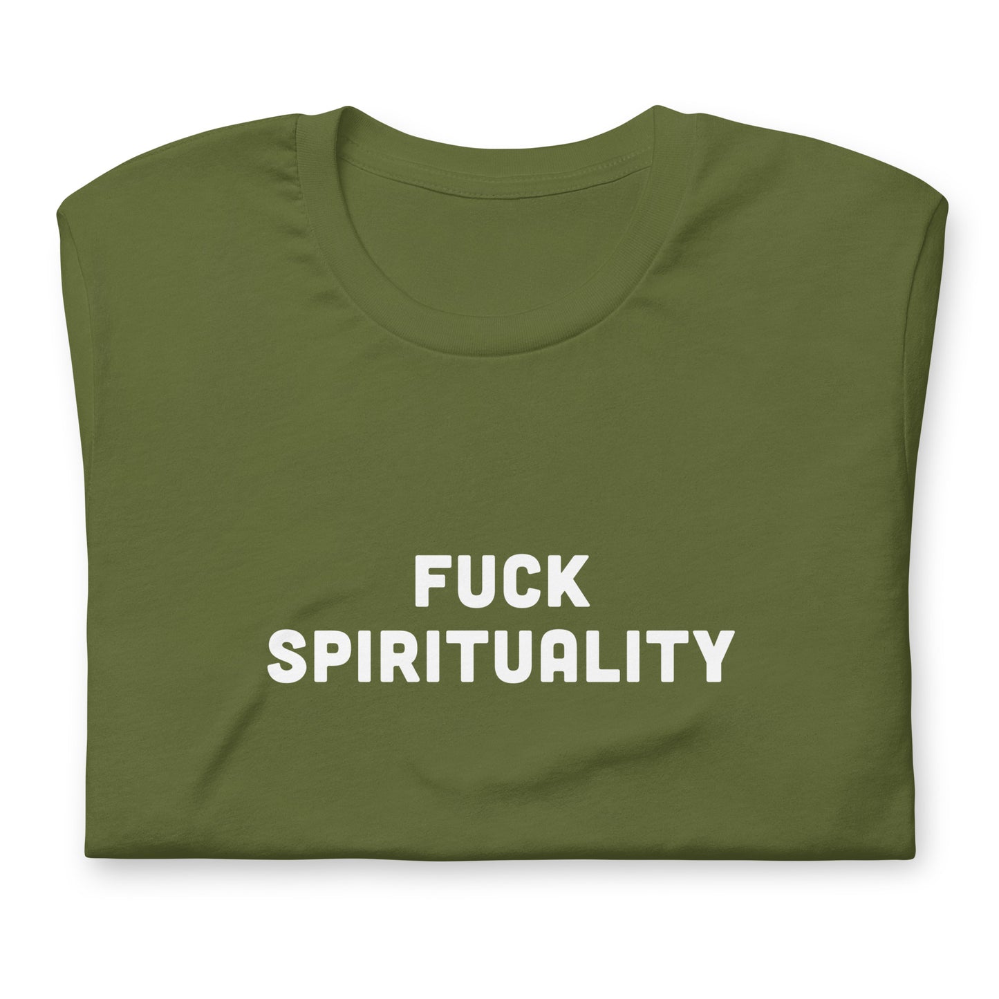 Fuck Spirituality T-Shirt Size S Color Navy