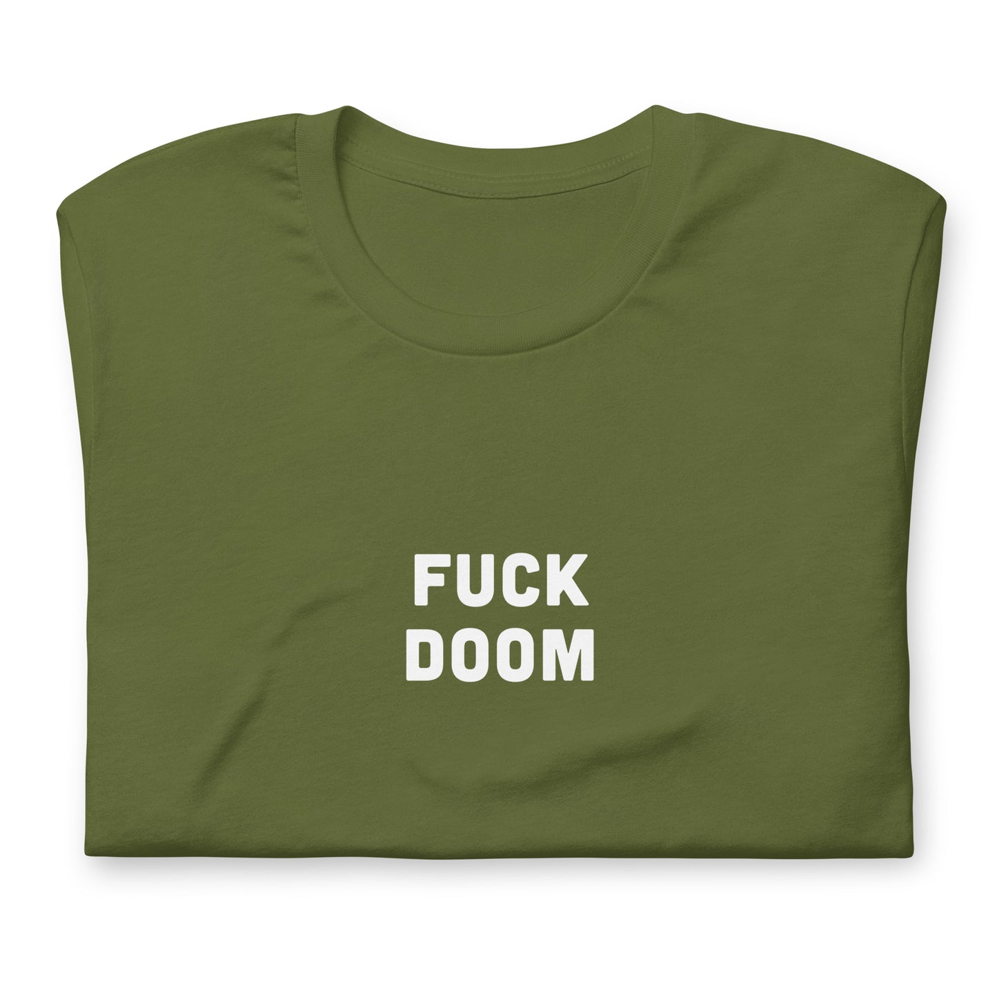 Fuck Doom T-Shirt Size 2XL Color Black