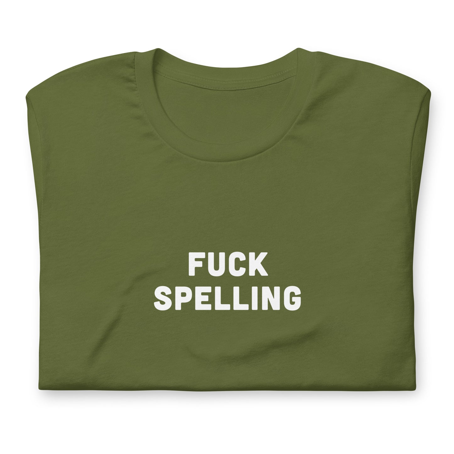 Fuck Spelling t-shirt  M Color Navy