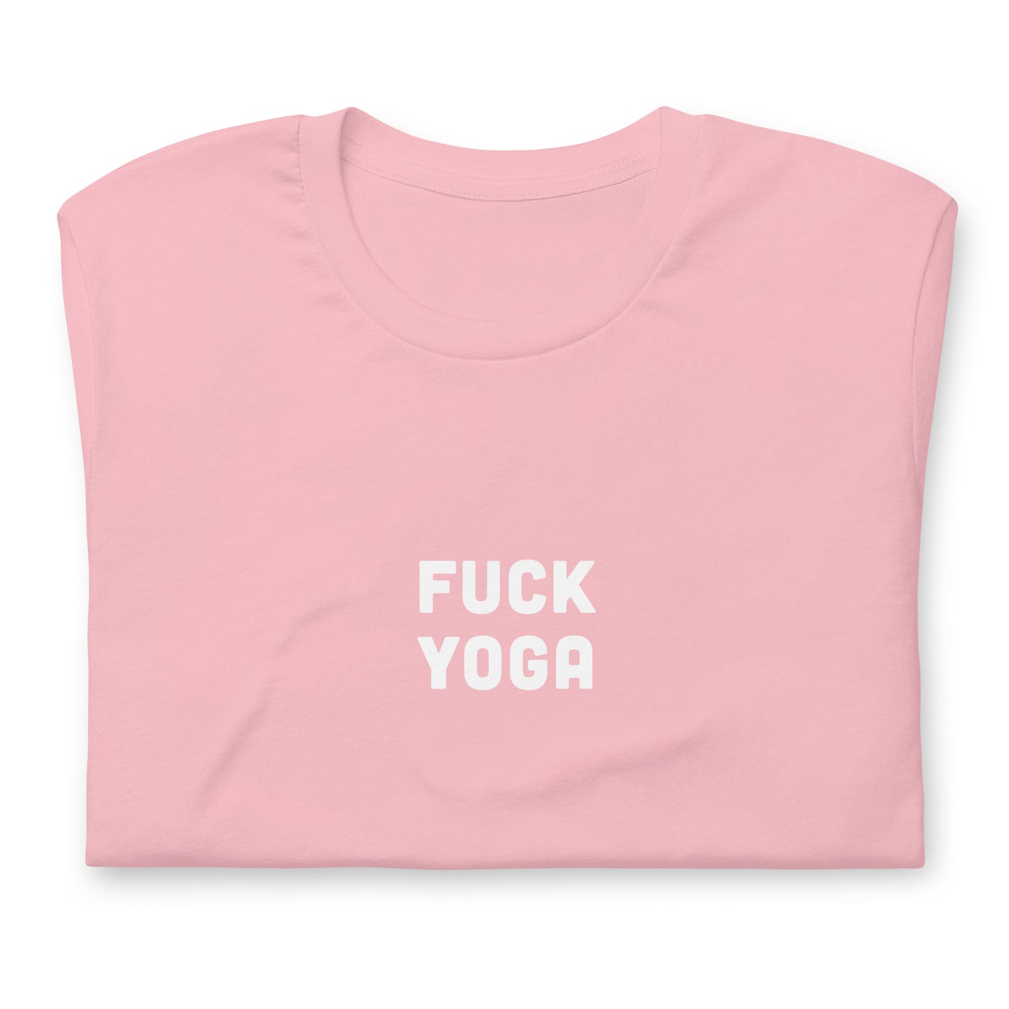 Fuck Yoga T-Shirt Size S Color Asphalt
