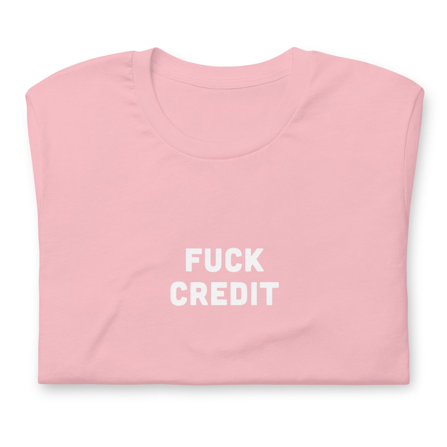 Fuck Credit T-Shirt Size S Color Asphalt