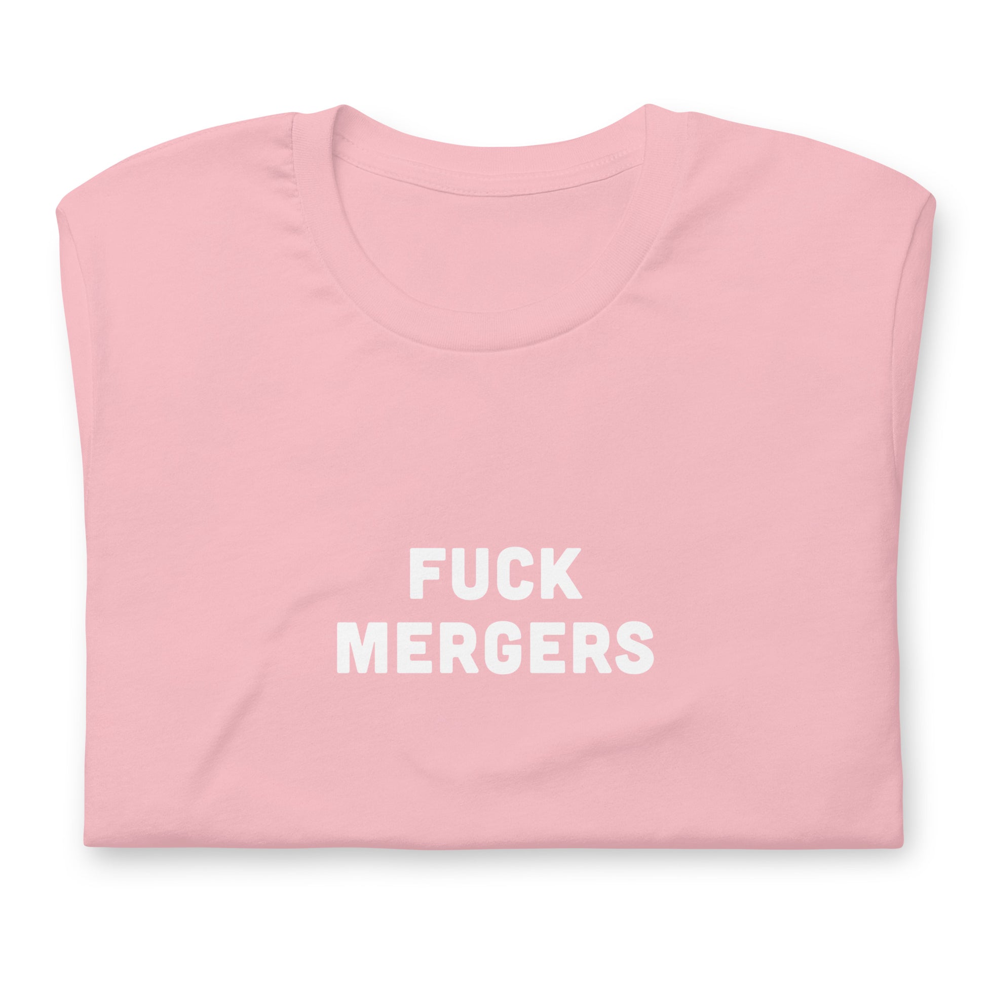 Fuck Mergers T-Shirt Size S Color Asphalt