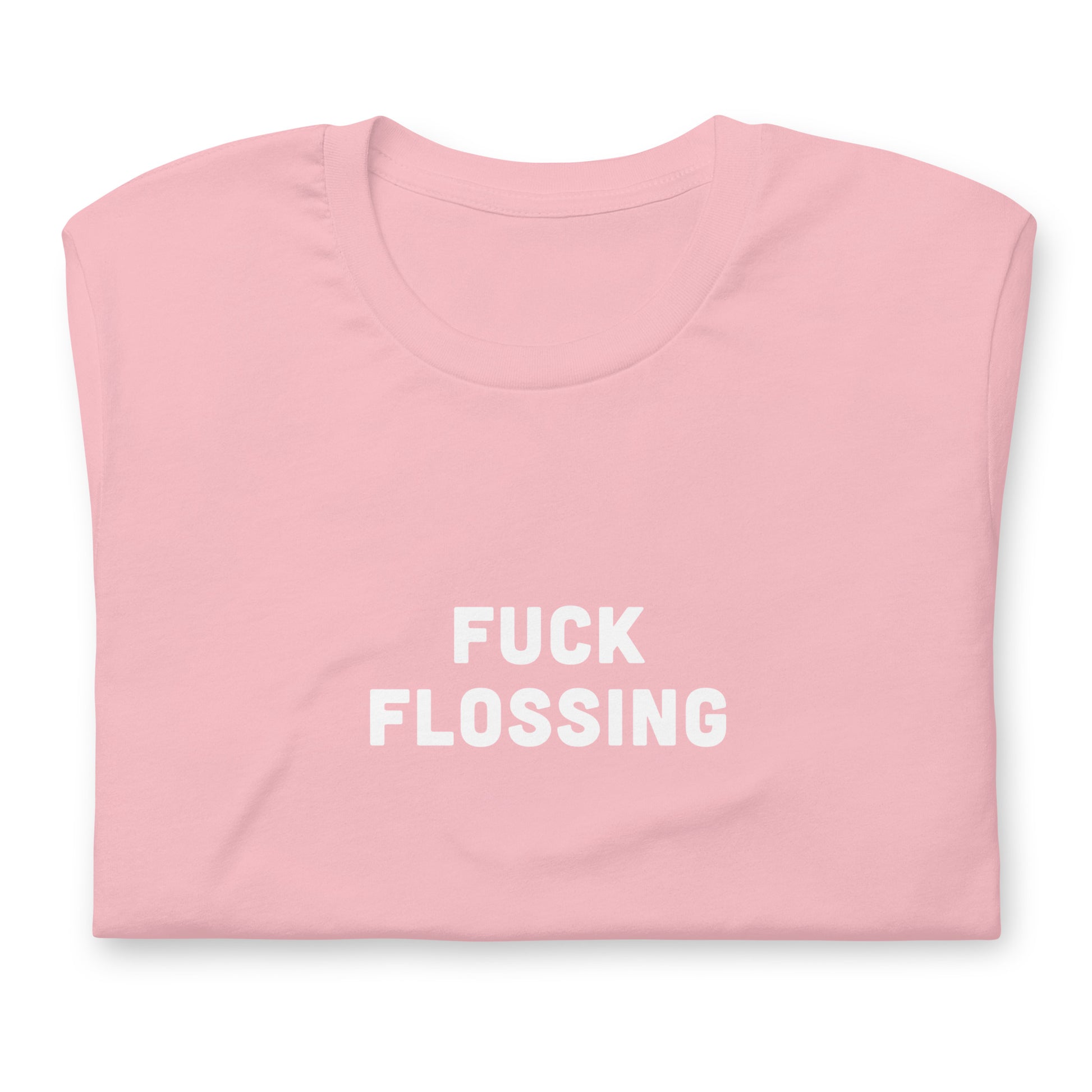 Fuck Flossing T-Shirt Size S Color Asphalt