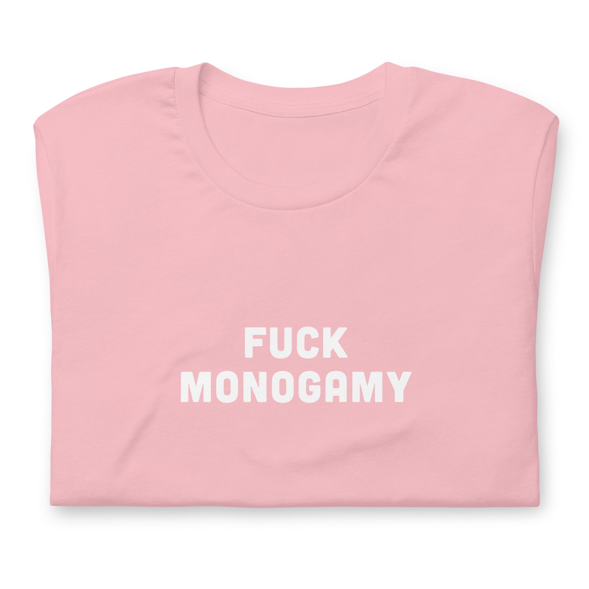 Fuck Monogamy T-Shirt Size M Color Asphalt
