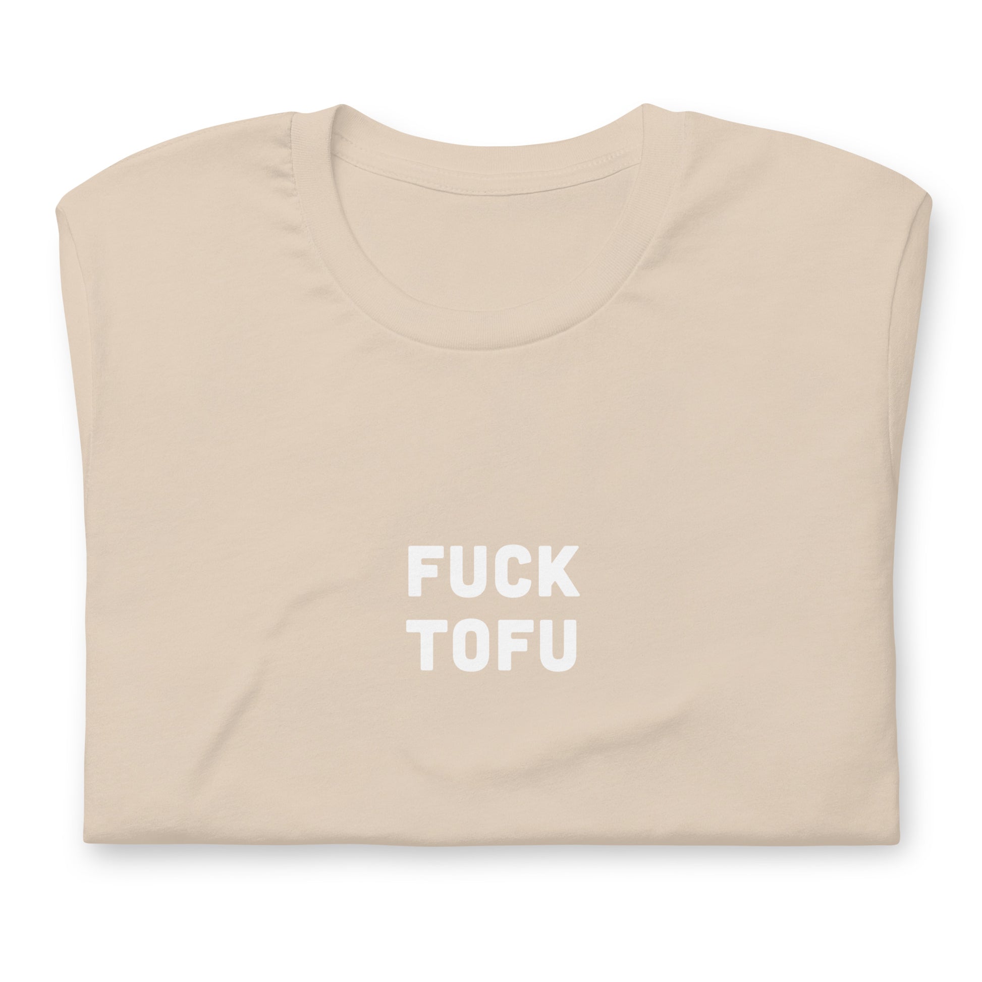 Fuck Tofu T-Shirt Size L Color Asphalt
