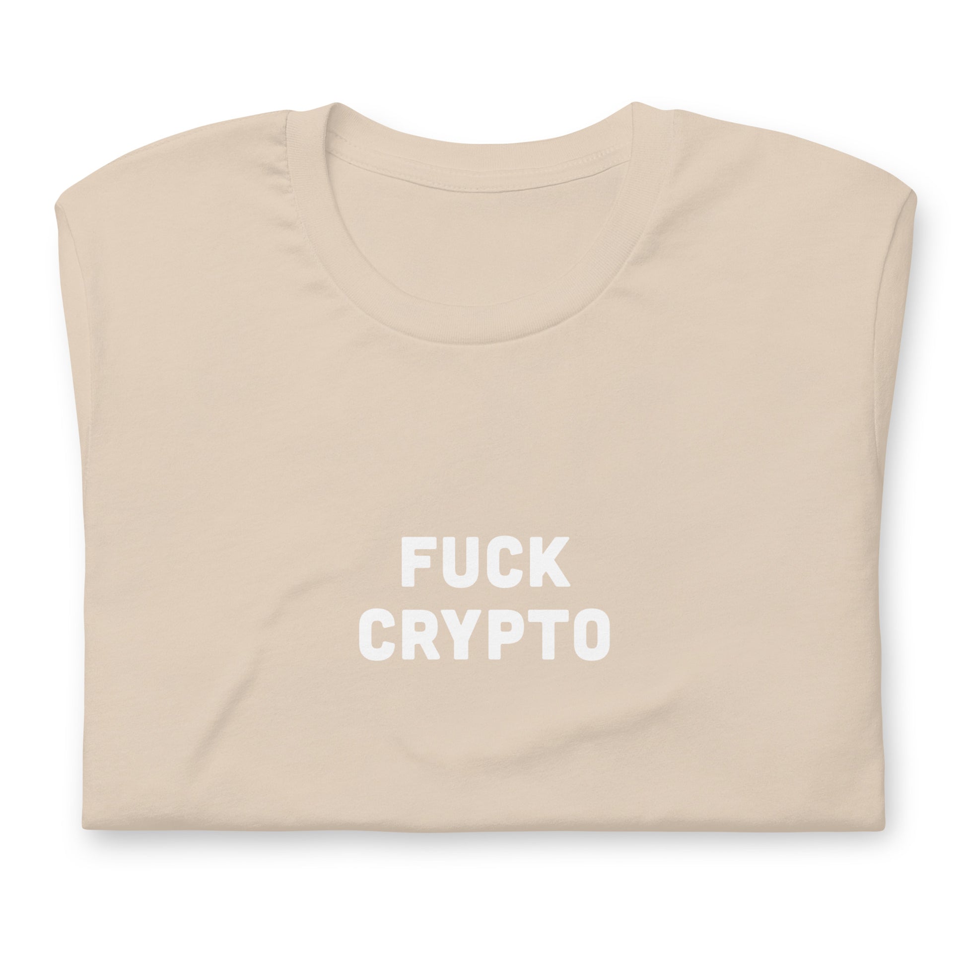 Fuck Crypto T-Shirt Size L Color Asphalt