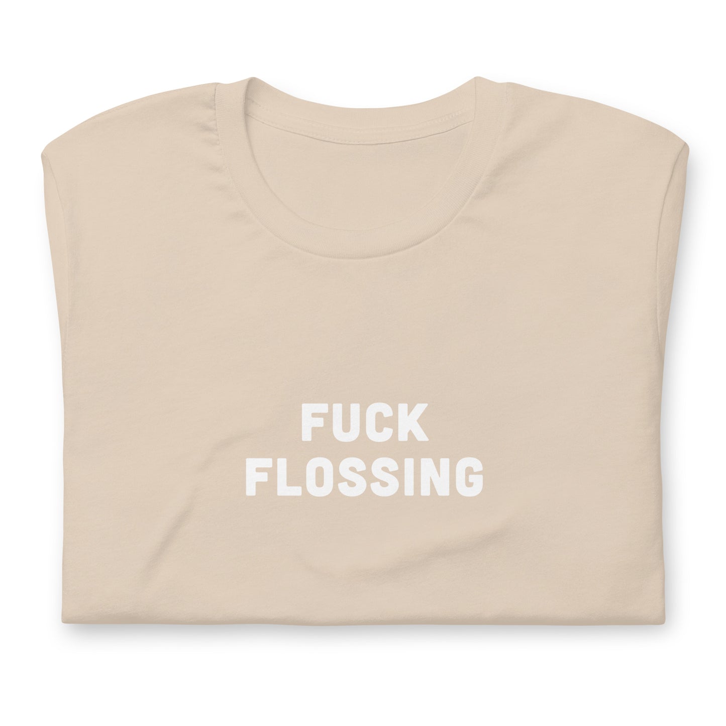 Fuck Flossing T-Shirt Size L Color Asphalt