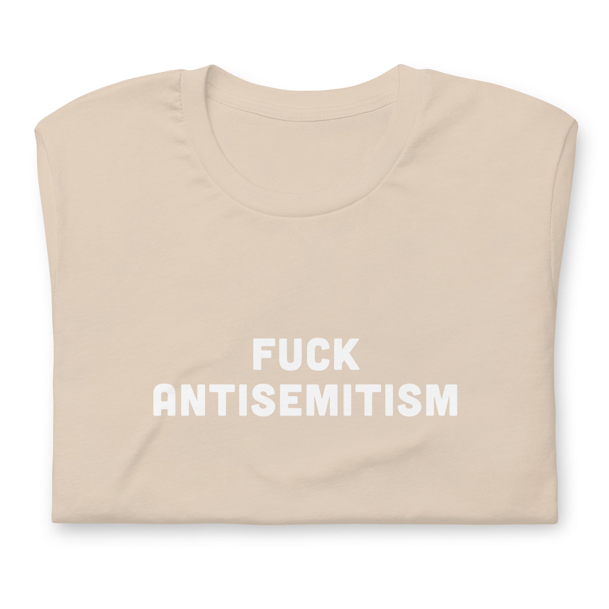 Fuck Antisemitism T-Shirt Size L Color Asphalt