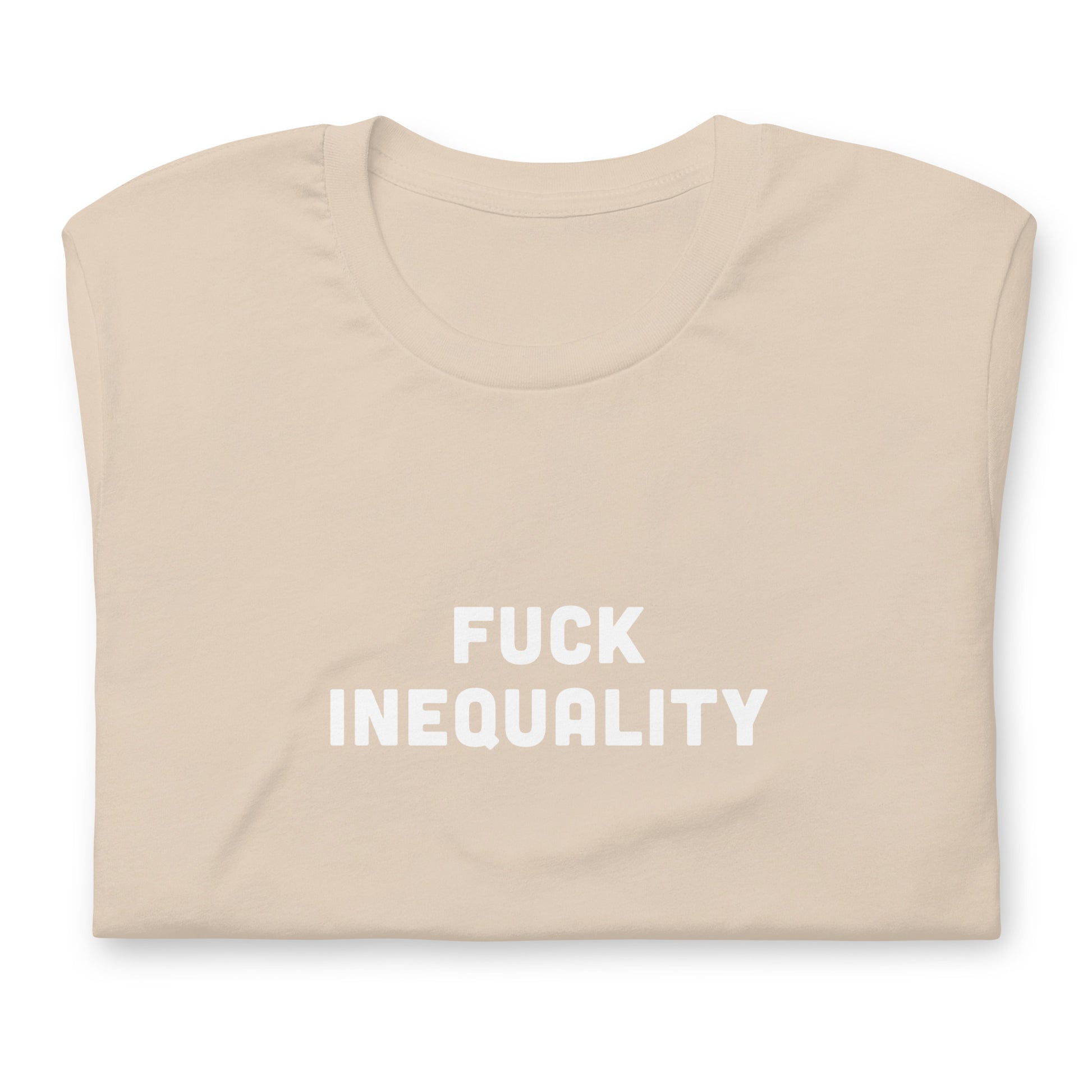 Fuck Inequality T-Shirt Size L Color Asphalt
