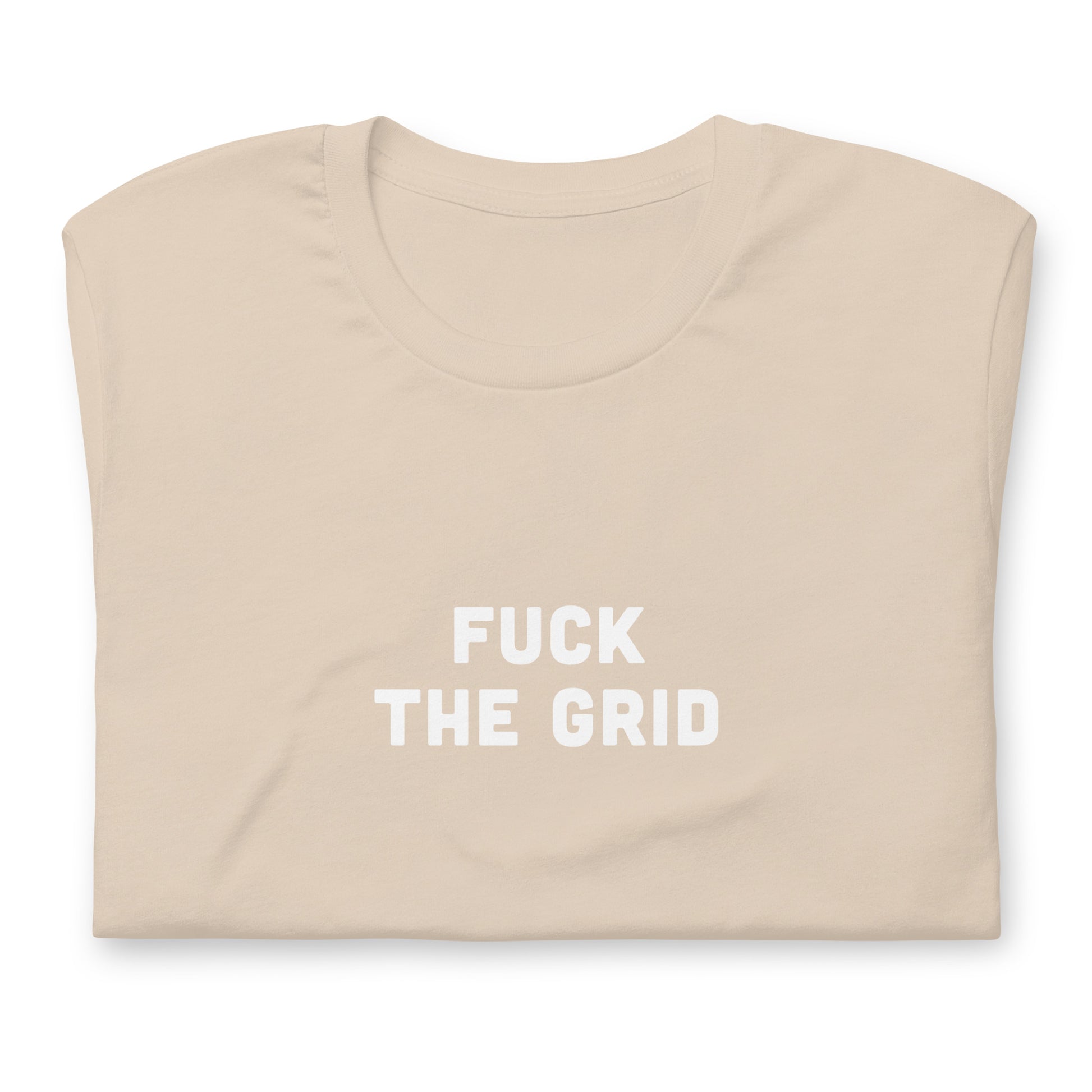 Fuck The Grid T-Shirt Size L Color Asphalt