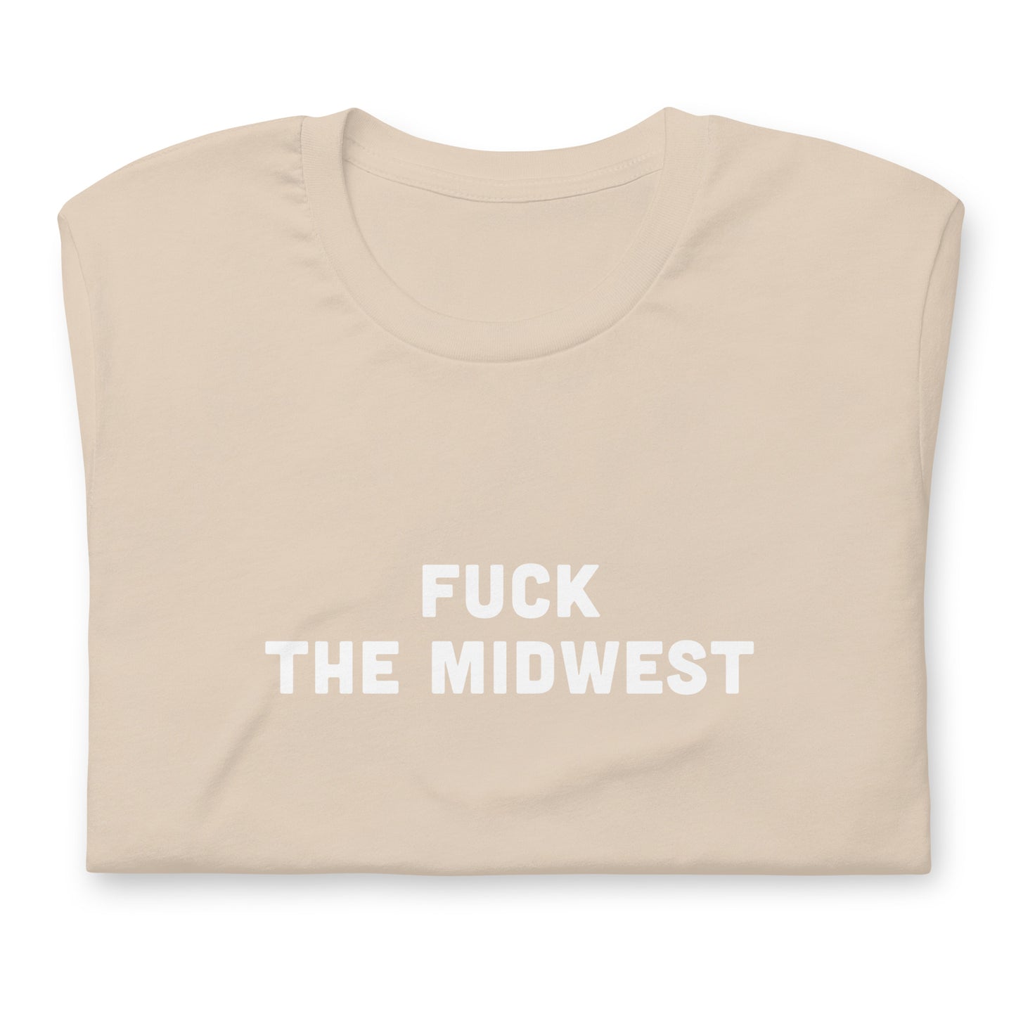 Fuck The Midwest T-Shirt Size L Color Asphalt