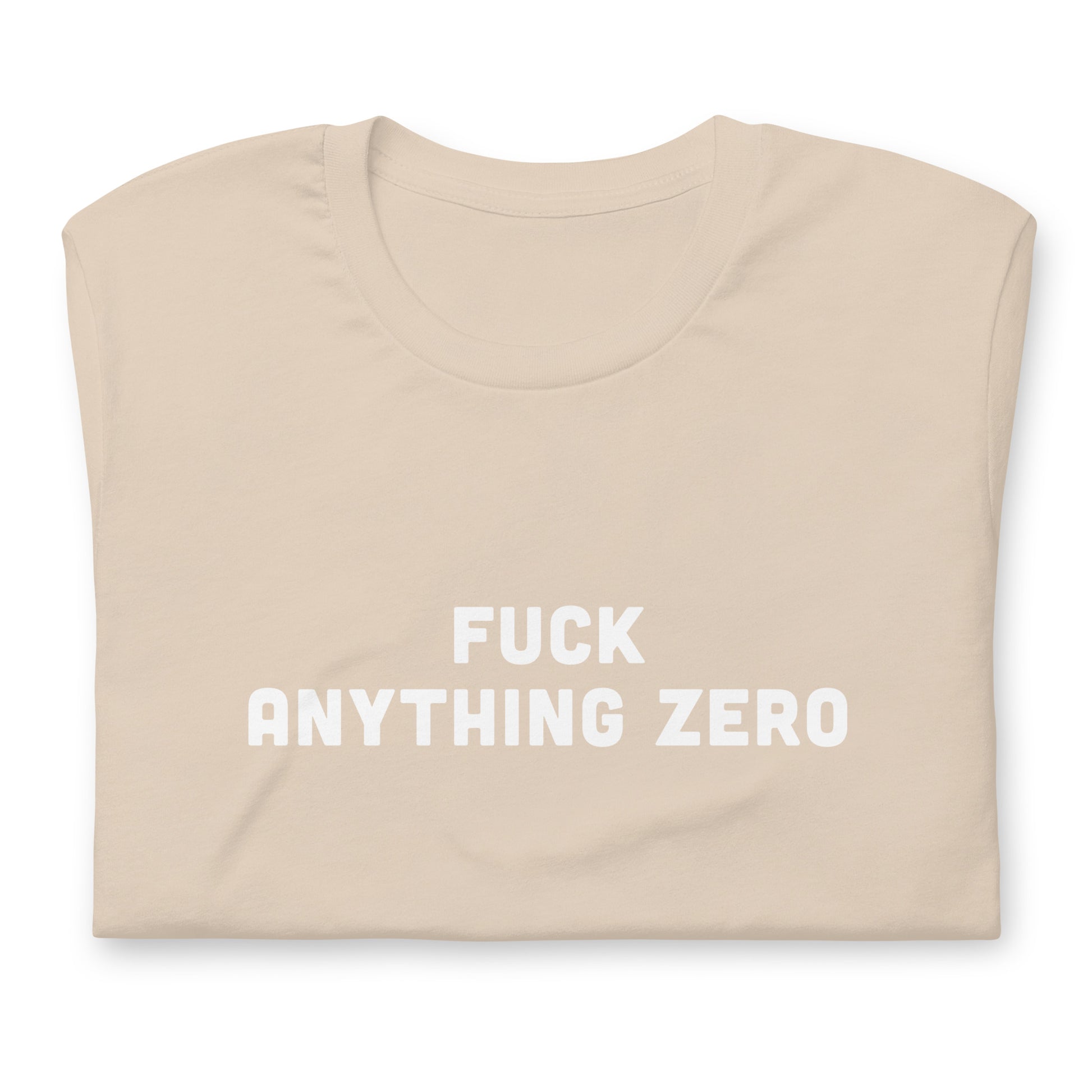 Fuck Anything Zero T-Shirt Size L Color Asphalt