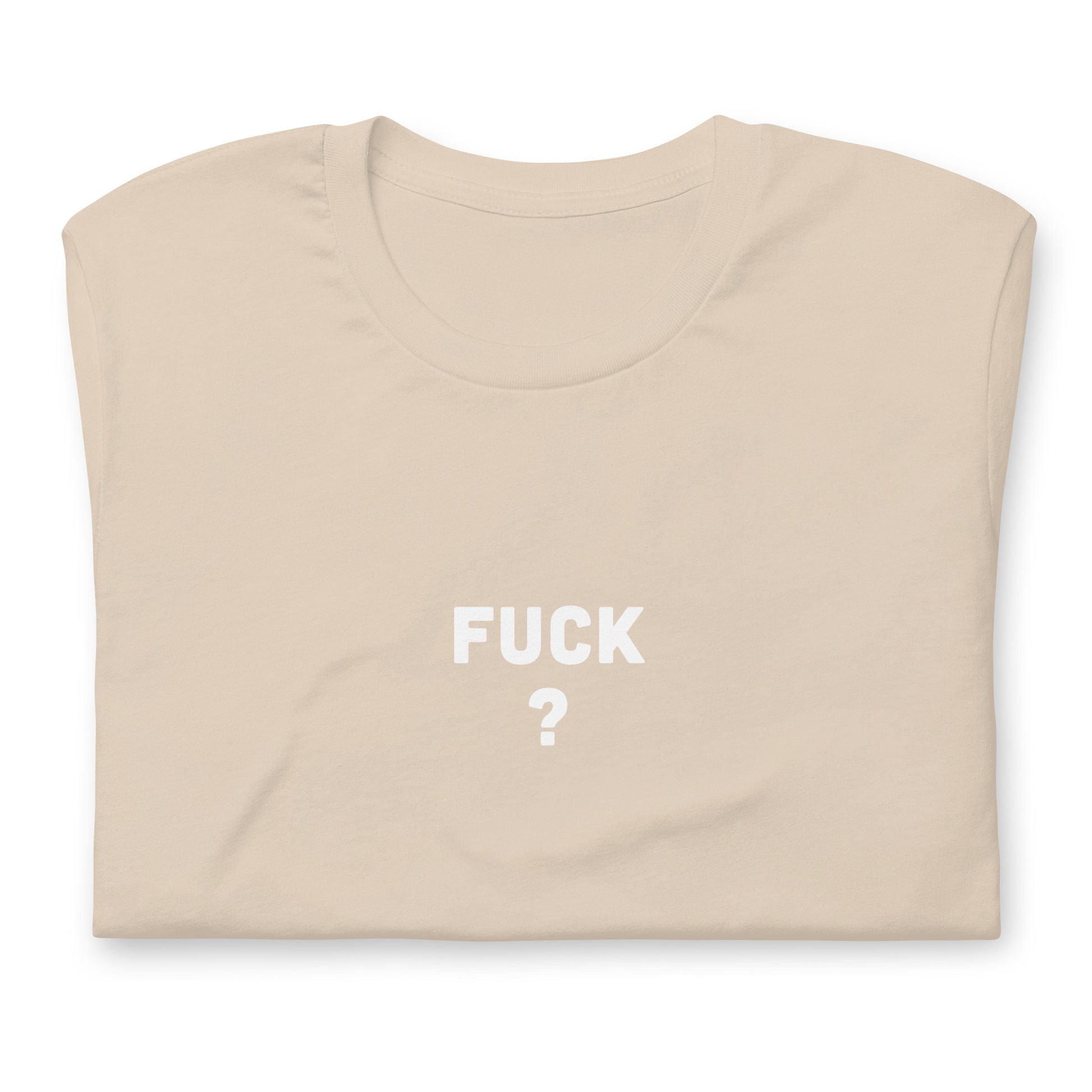 Fuck T-Shirt Size L Color Asphalt