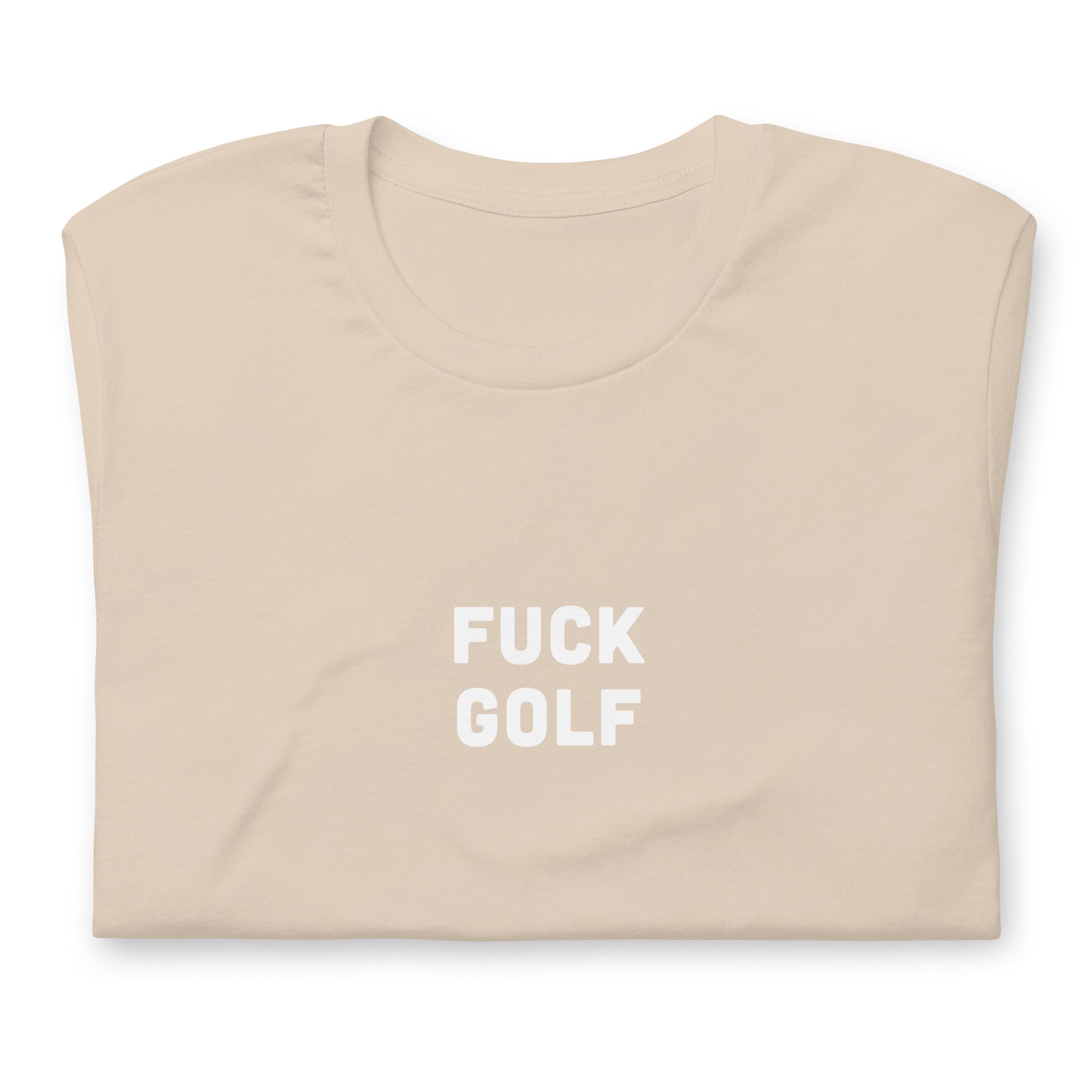 Fuck Golf T-Shirt Size L Color Asphalt