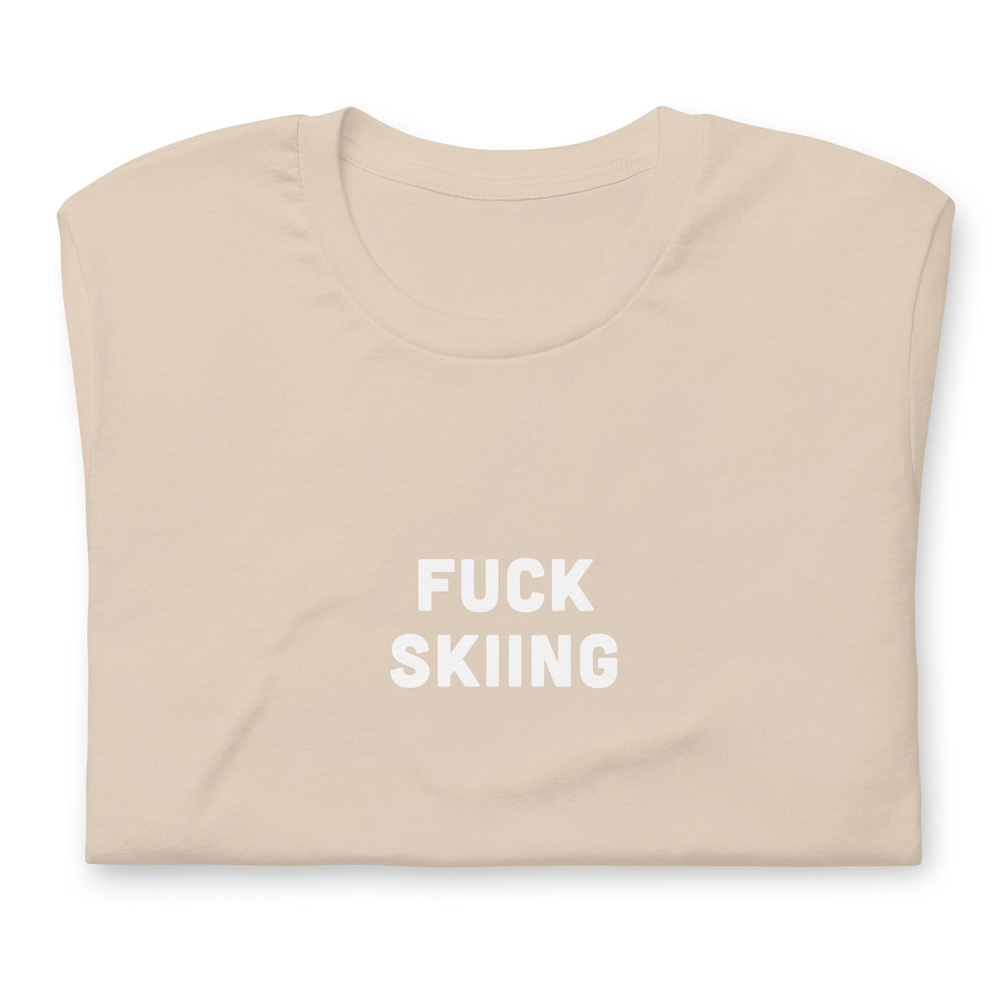 Fuck Skiing T-Shirt Size XL Color Asphalt
