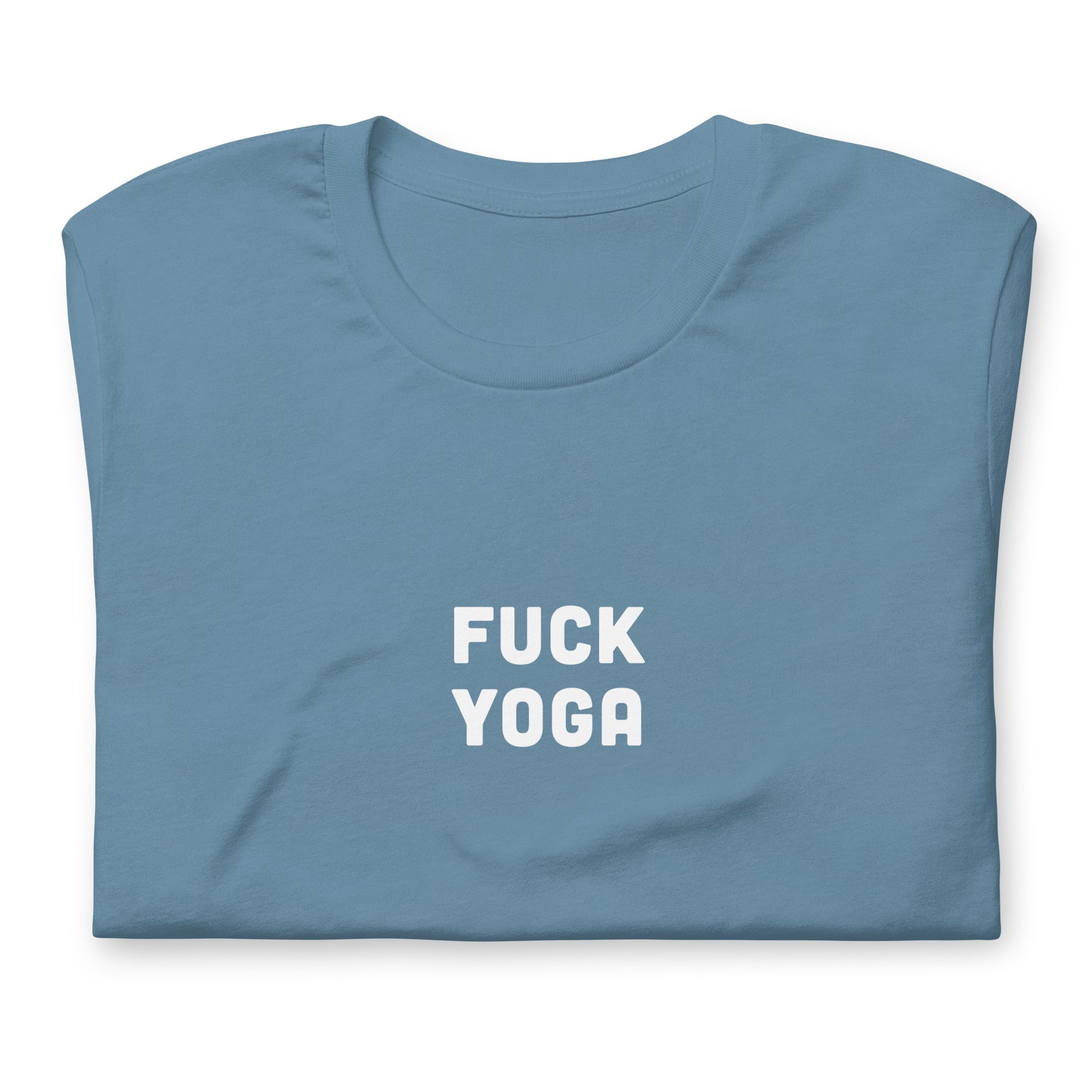 Fuck Yoga T-Shirt Size M Color Forest