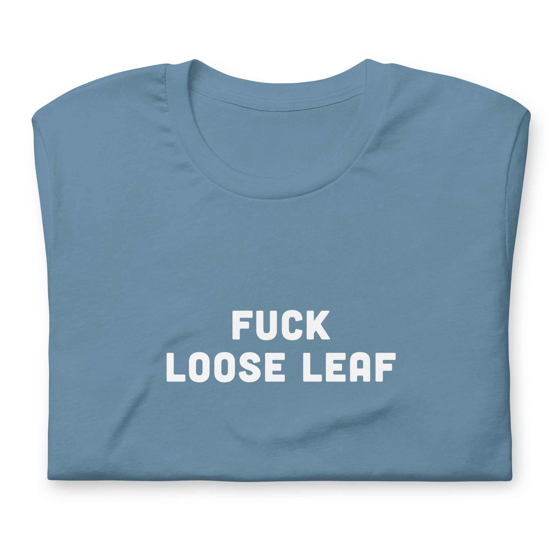 Fuck Loose Leaf T-Shirt Size S Color Forest