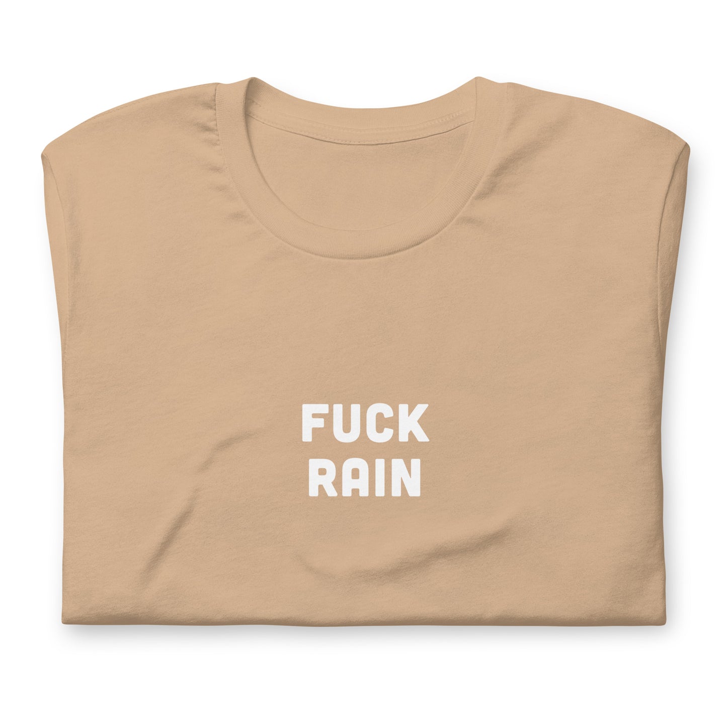 Fuck Rain T-Shirt Size S Color Black