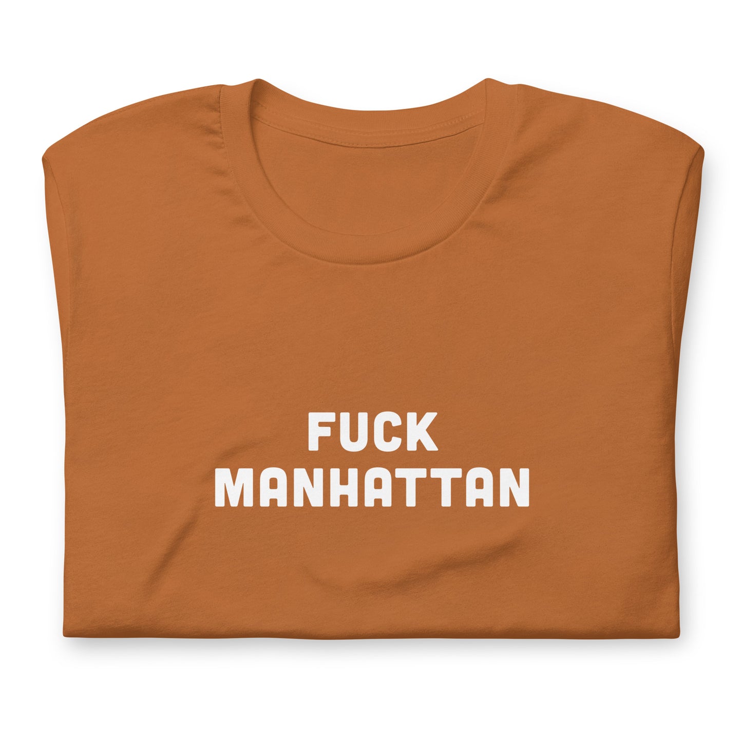 Fuck Manhattan T-Shirt Size 2XL Color Navy