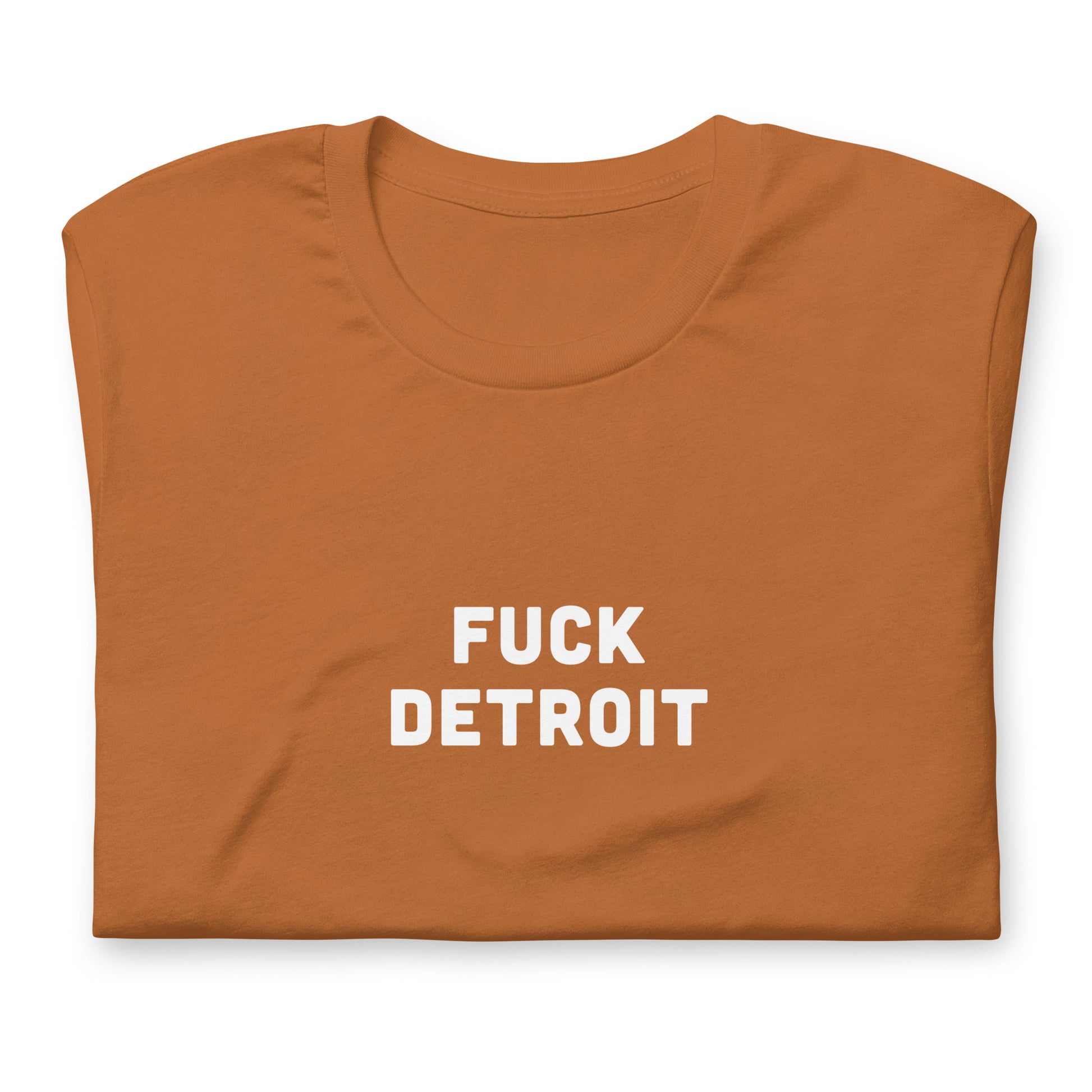 Fuck Detroit T-Shirt Size L Color Navy