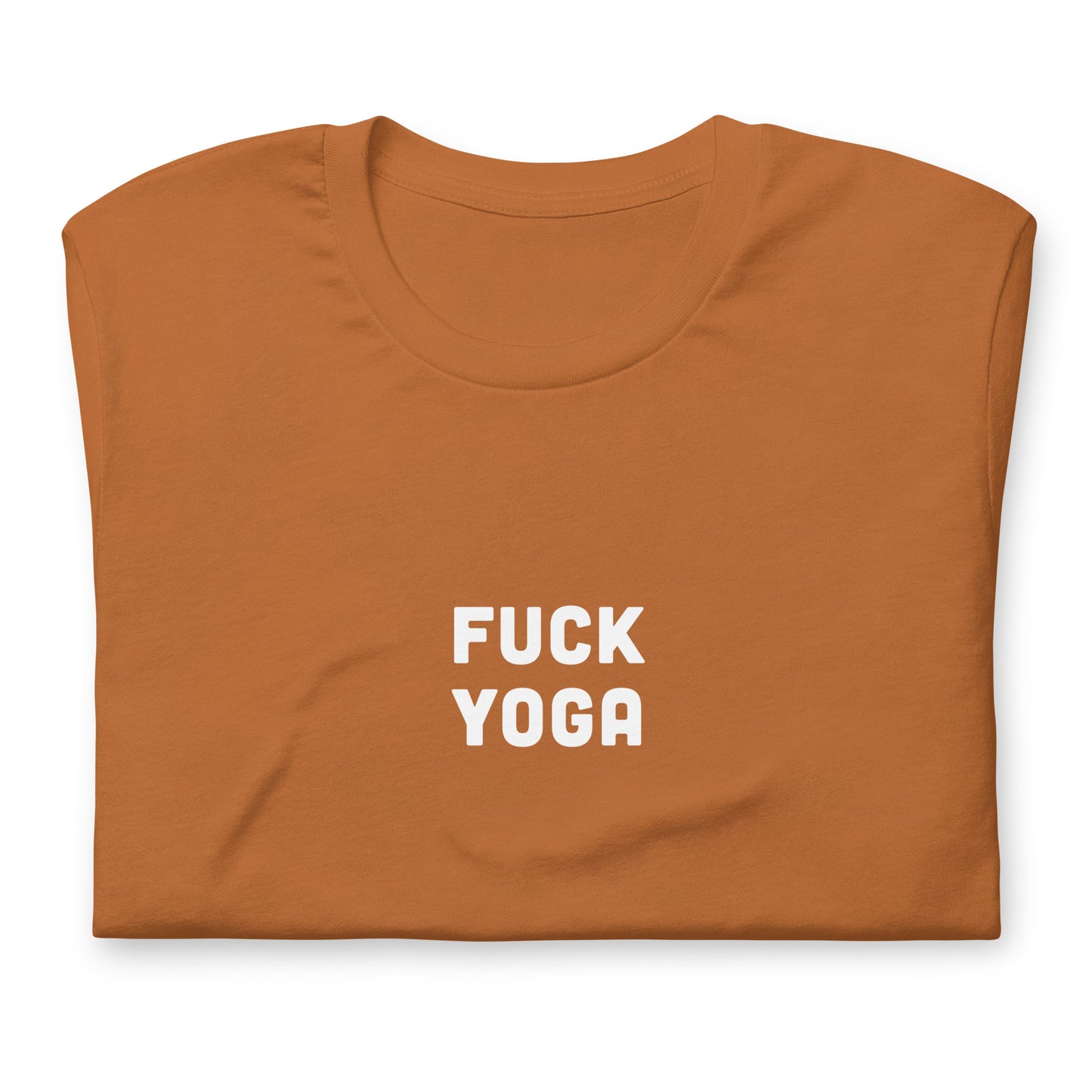 Fuck Yoga T-Shirt Size XL Color Navy