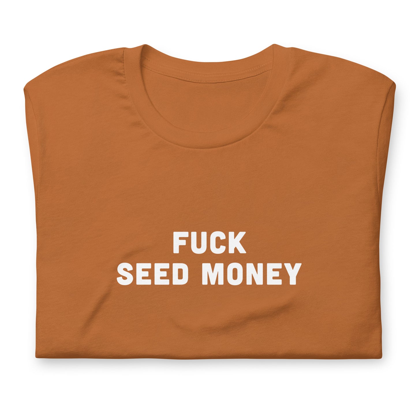 Fuck Seed Money T-Shirt Size L Color Navy