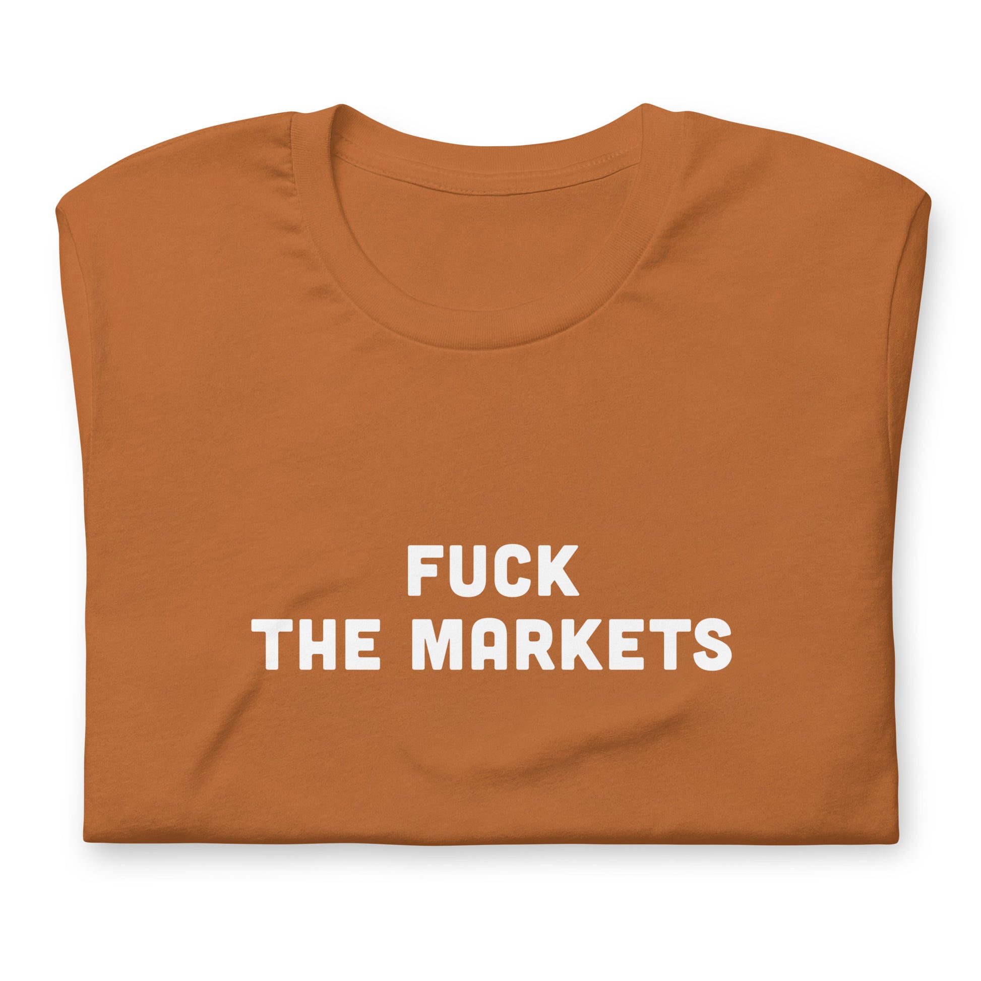 Fuck The Markets T-Shirt Size L Color Navy