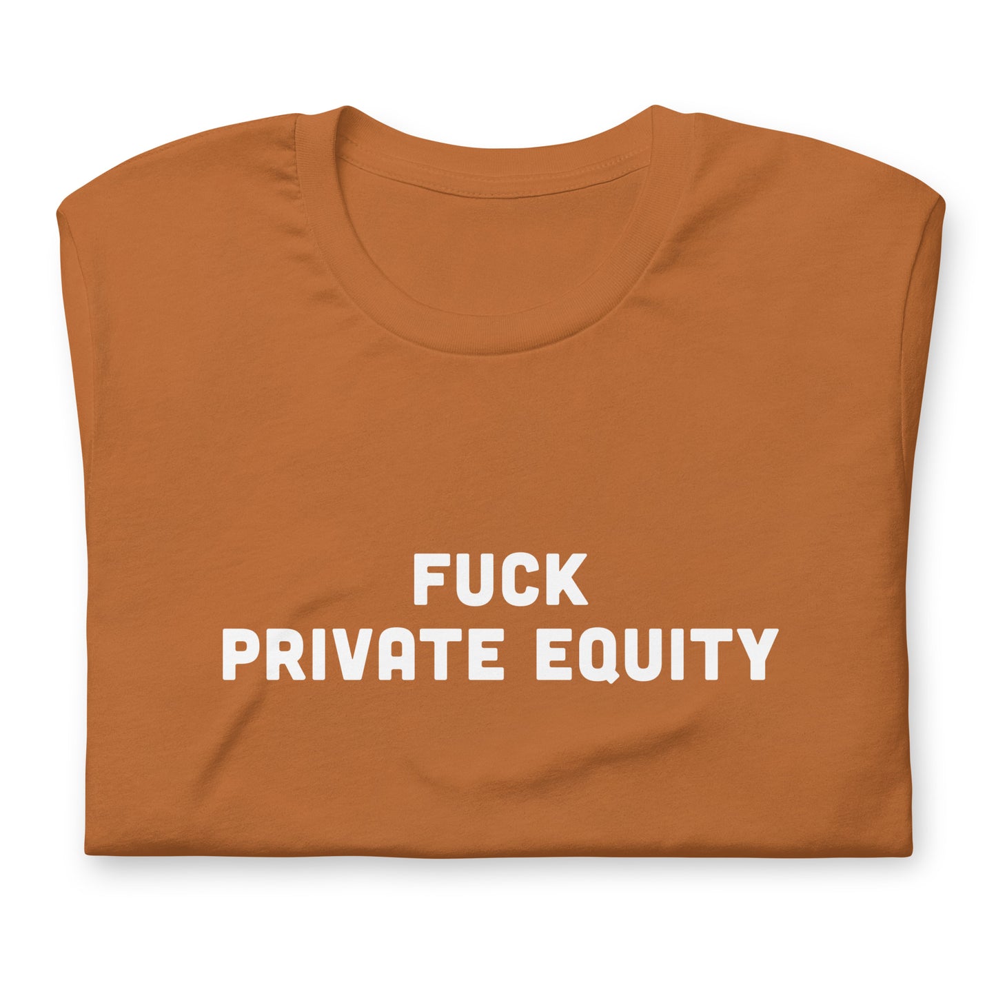 Fuck Private Equity T-Shirt Size XL Color Navy