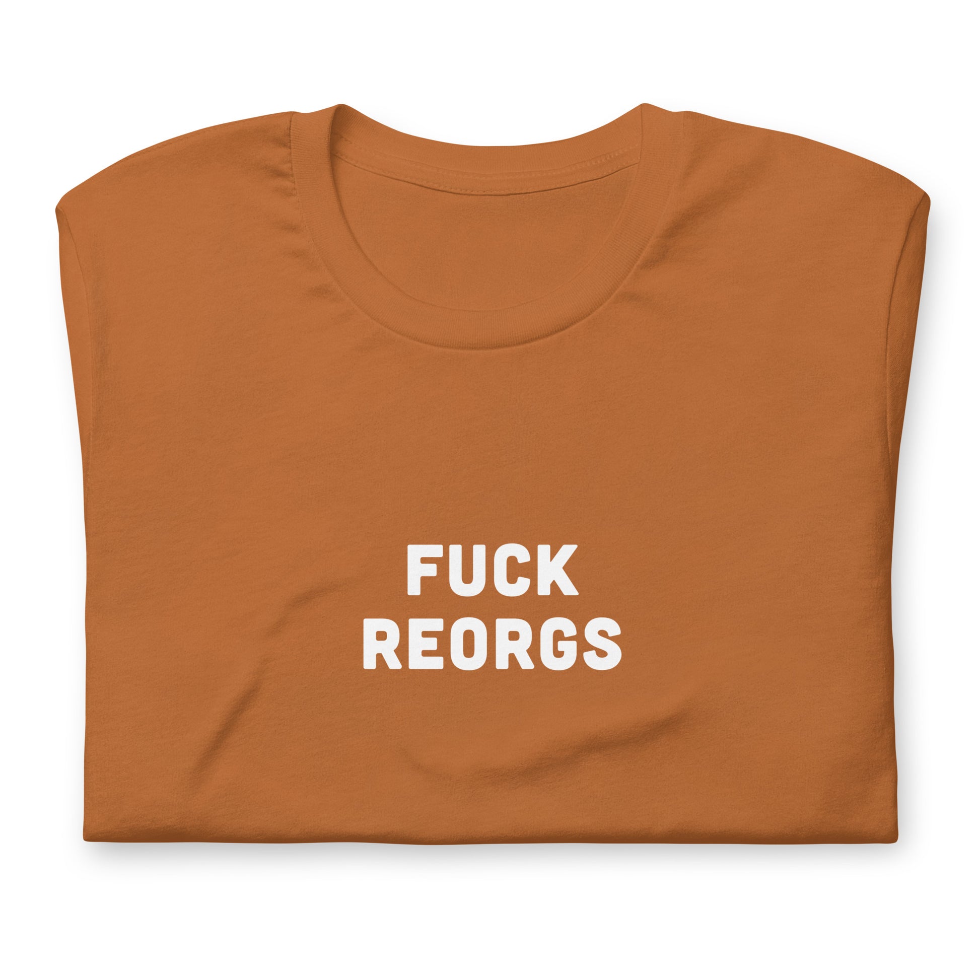 Fuck Reorgs T-Shirt Size XL Color Navy